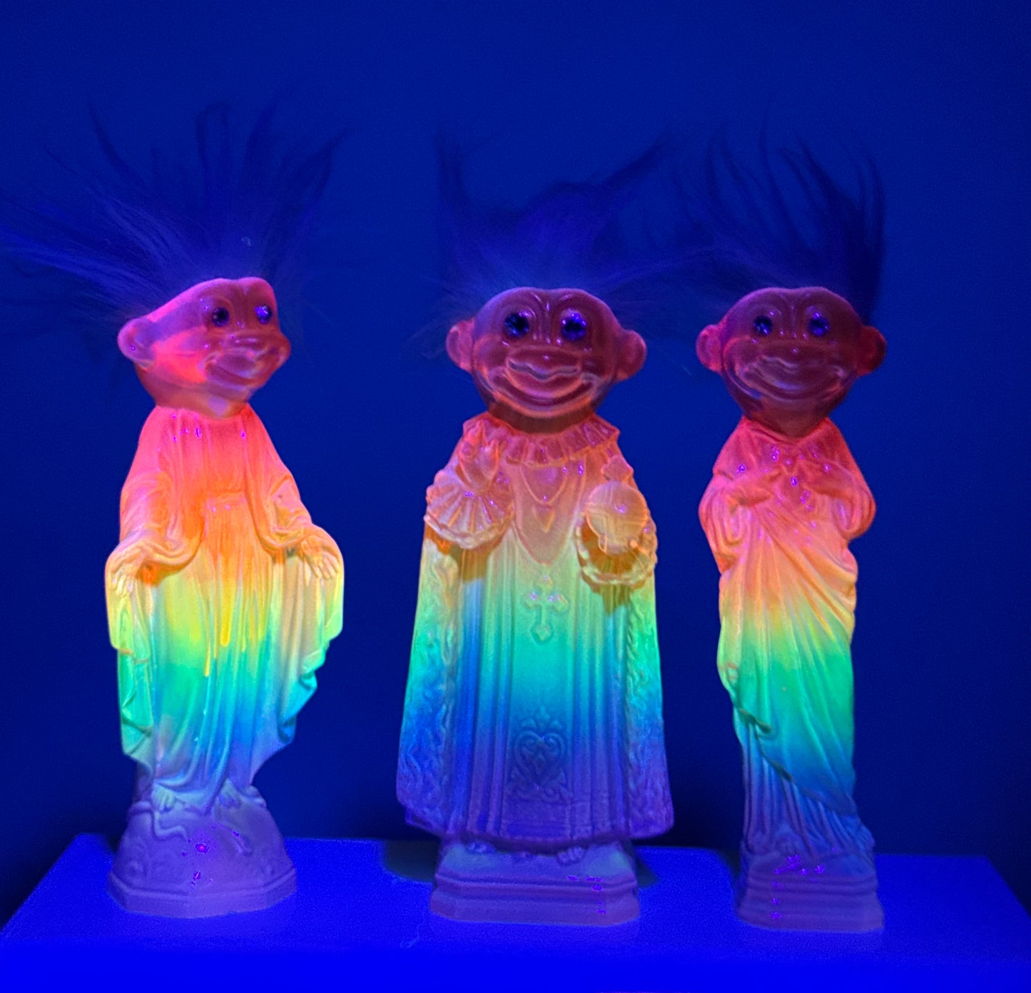 Holy Troll Trilogy: Transparent Rainbow with Gold