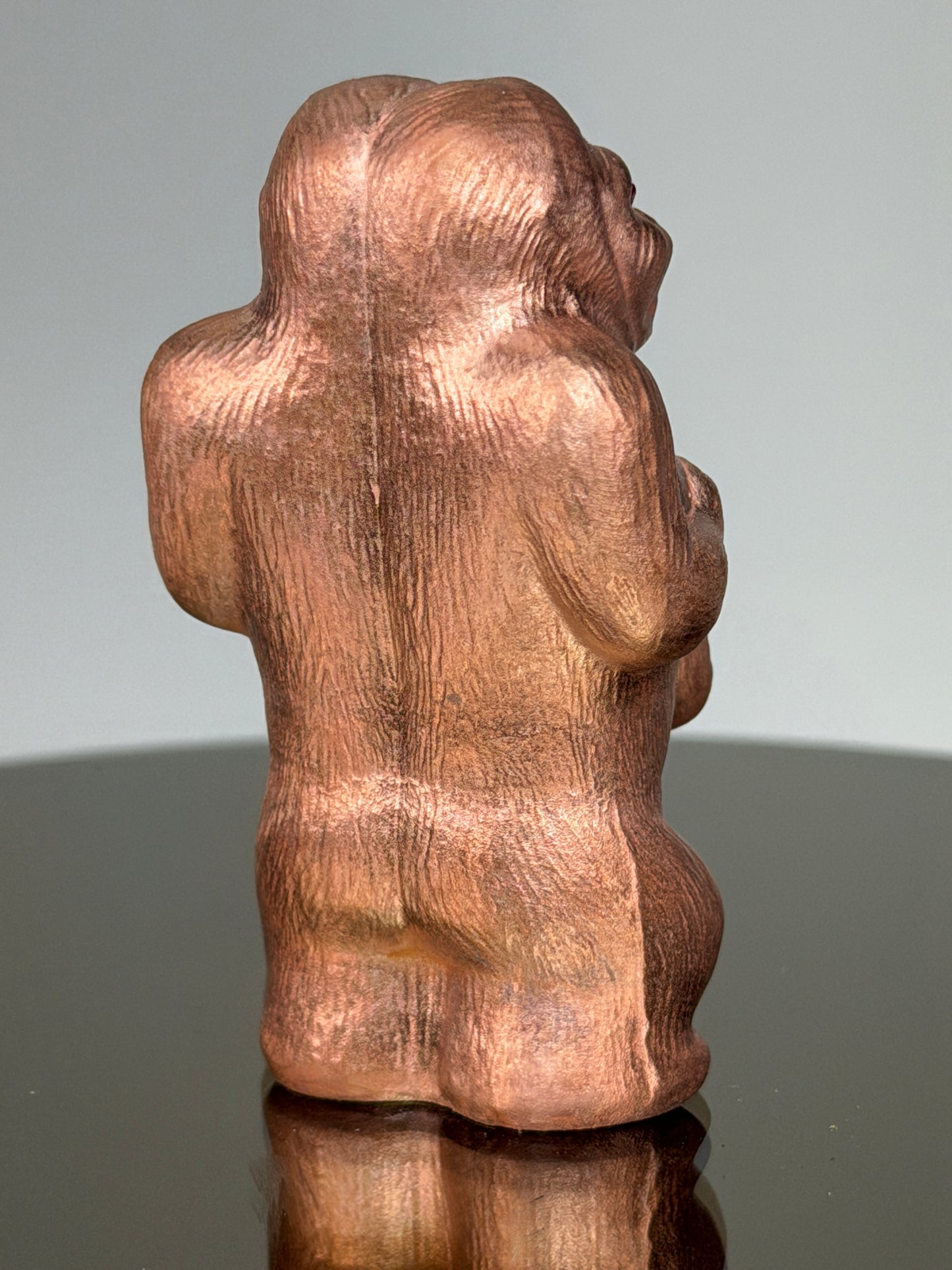 Ape Family: Copper Plated Polished
