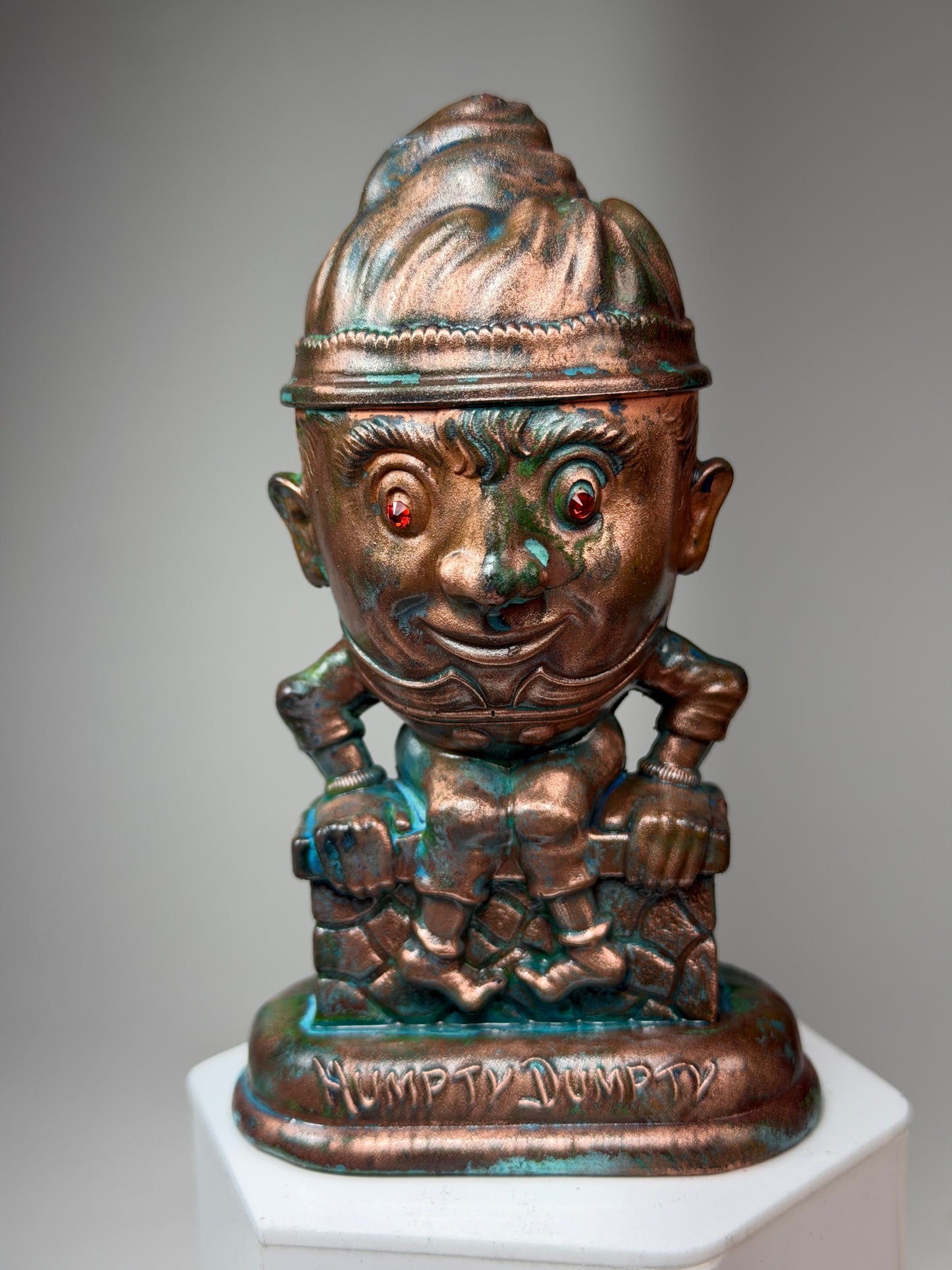 Humpty Dumpty, the Holy Son: Copper Plated Wall