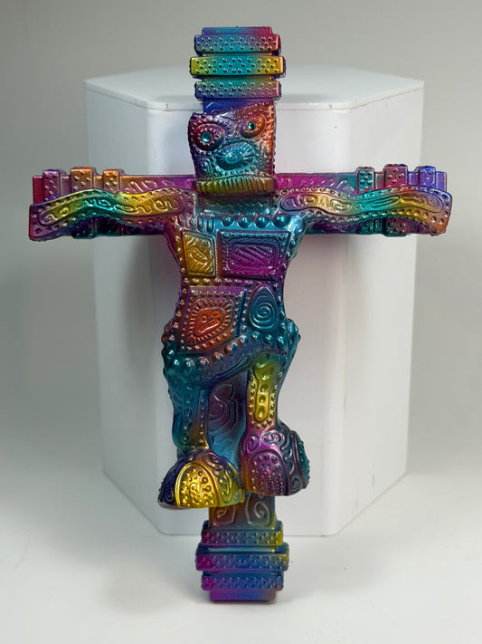 Wonky Robot Up on the Cross: Salty