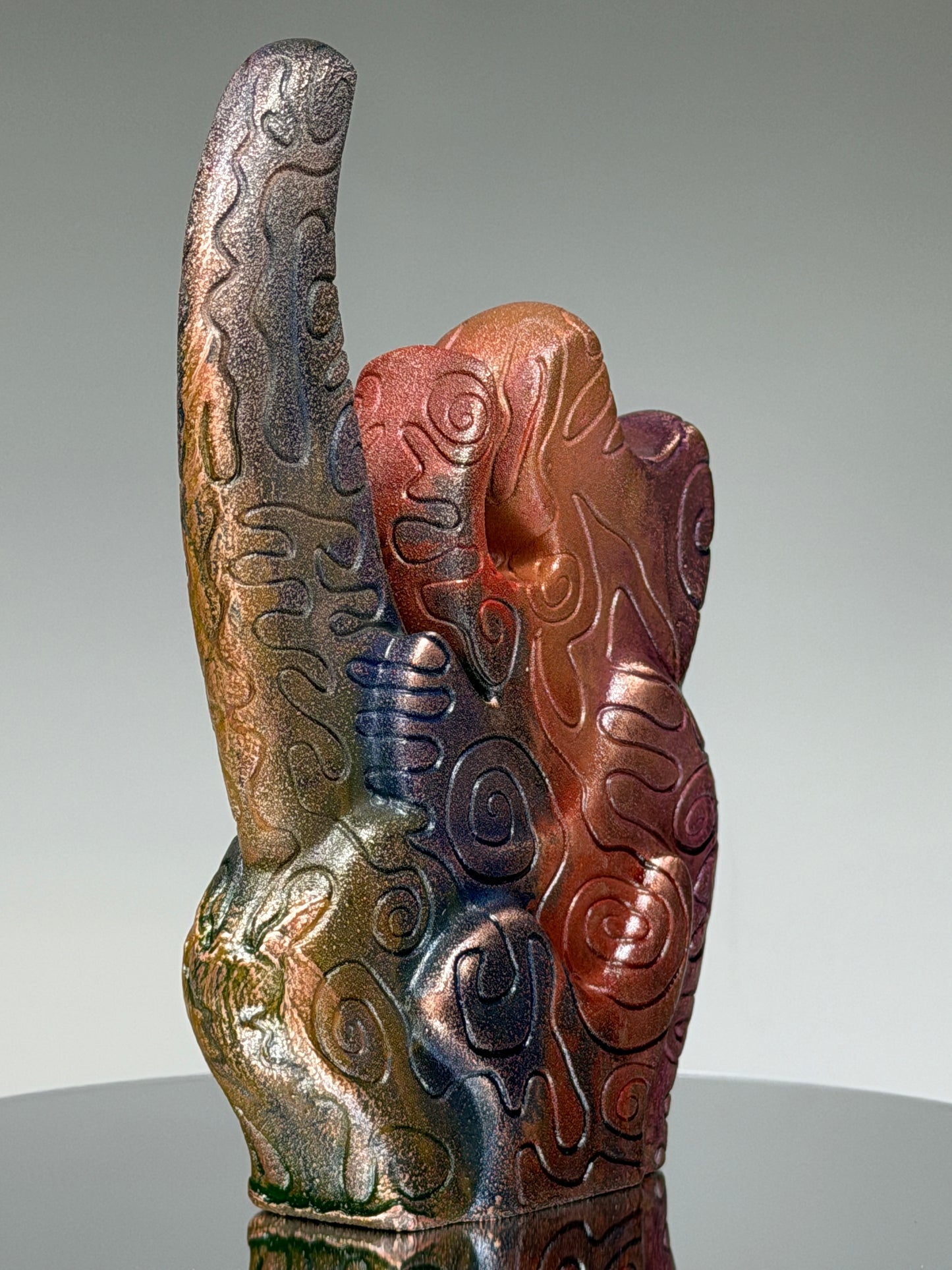 Still life Number 17: Copper Plated Color Stained