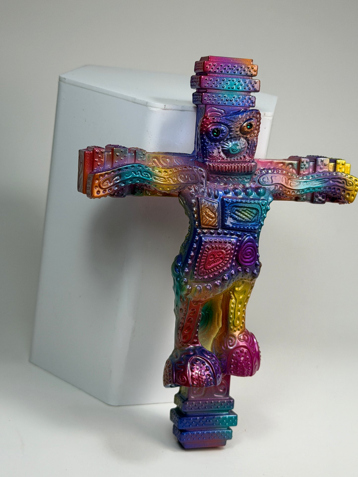 Wonky Robot Up on the Cross: Passive