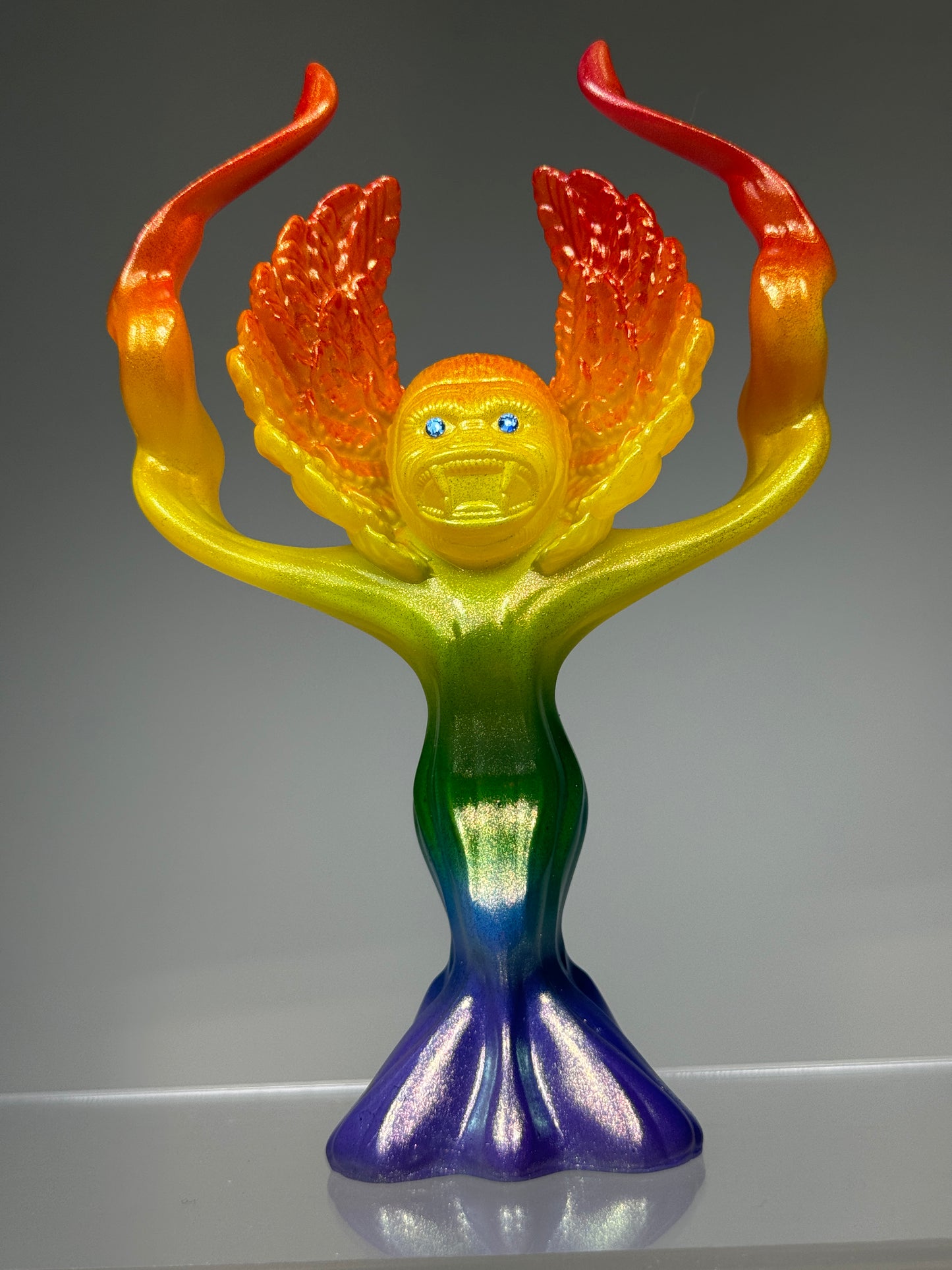 Adult Cherub Ape: Gold Rainbow