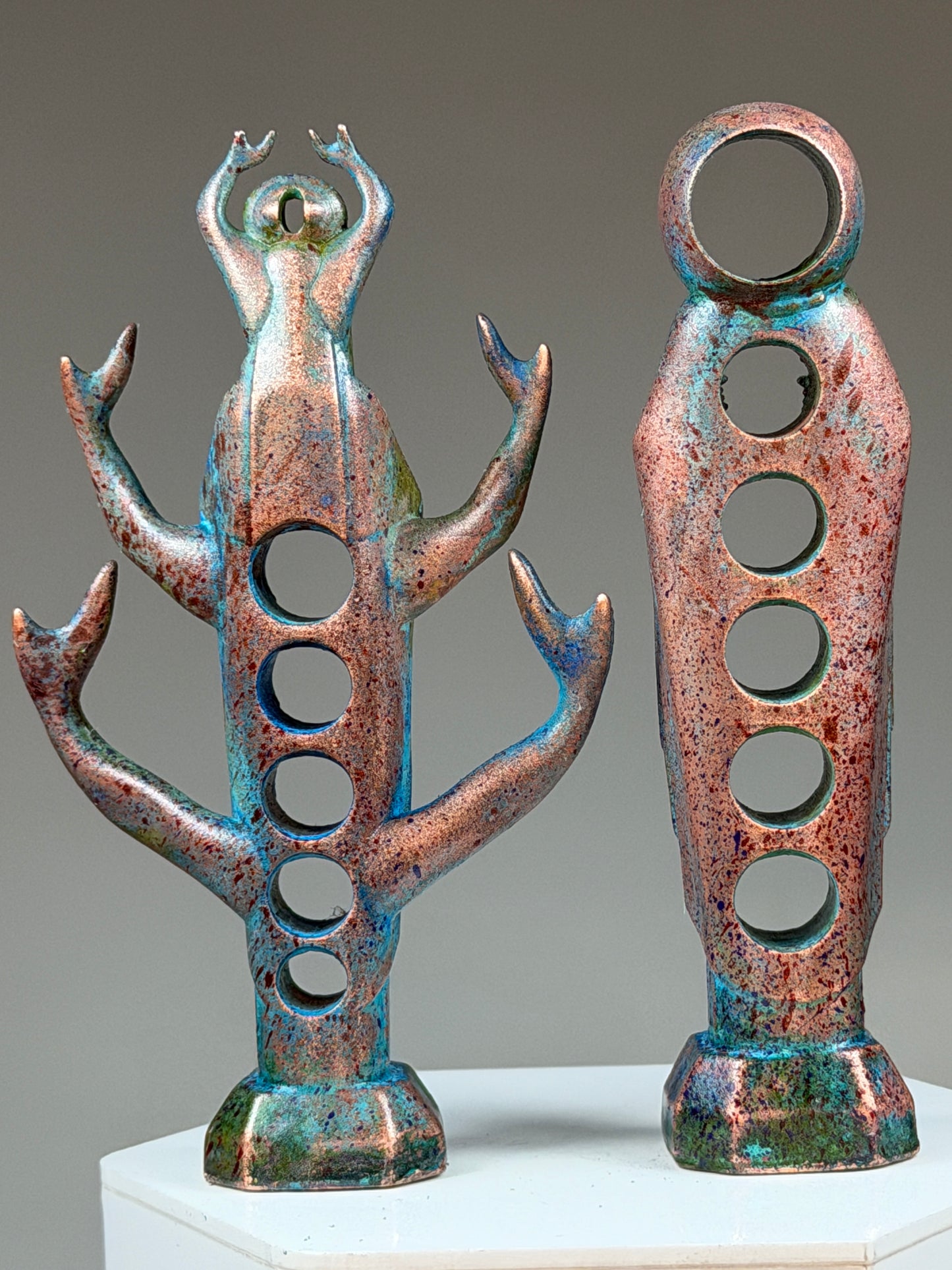 Whole Jesus and Mary Neo: Copper Plated Other Side