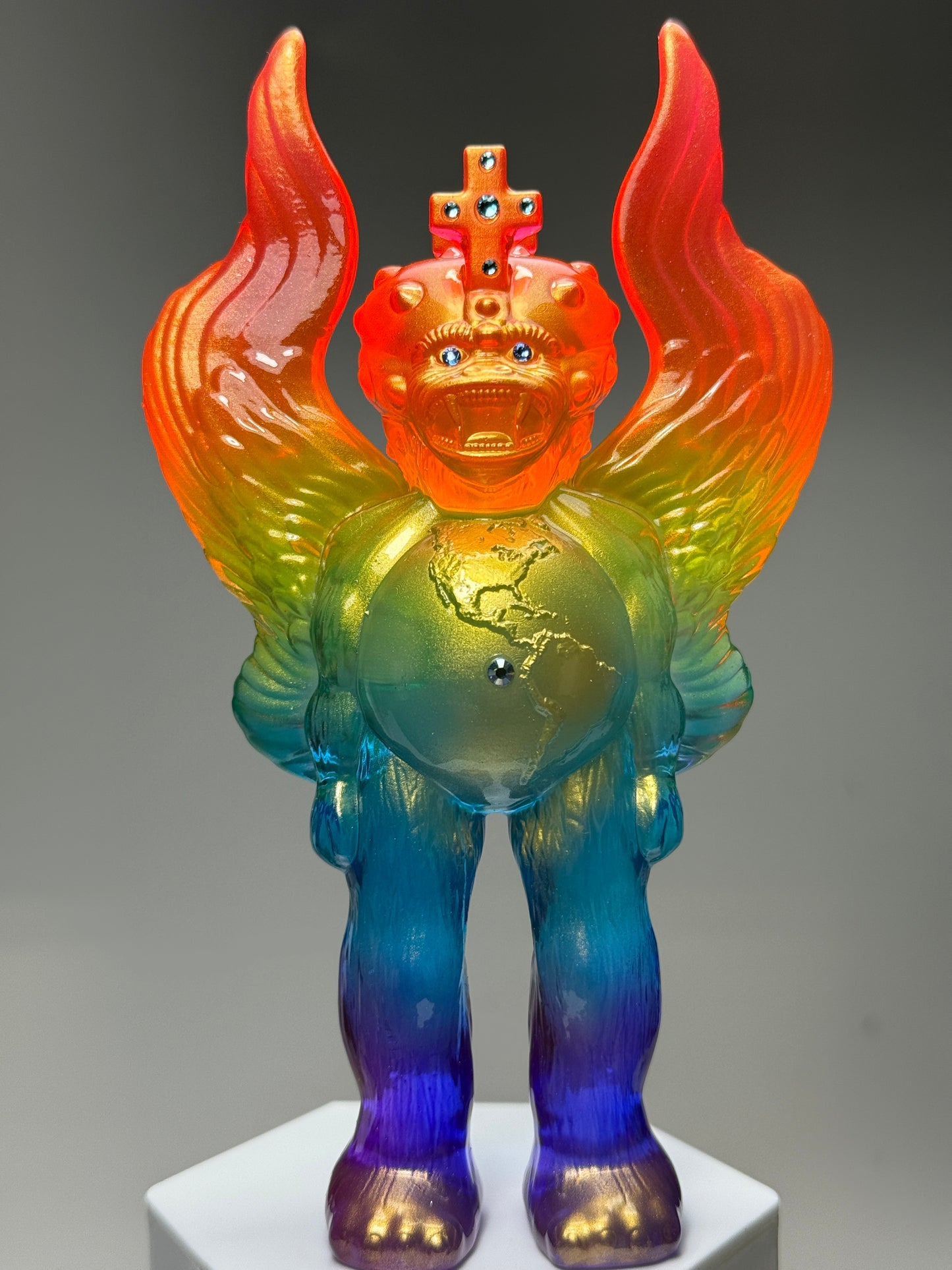 Shadow of God on Earth: Transparent Rainbow