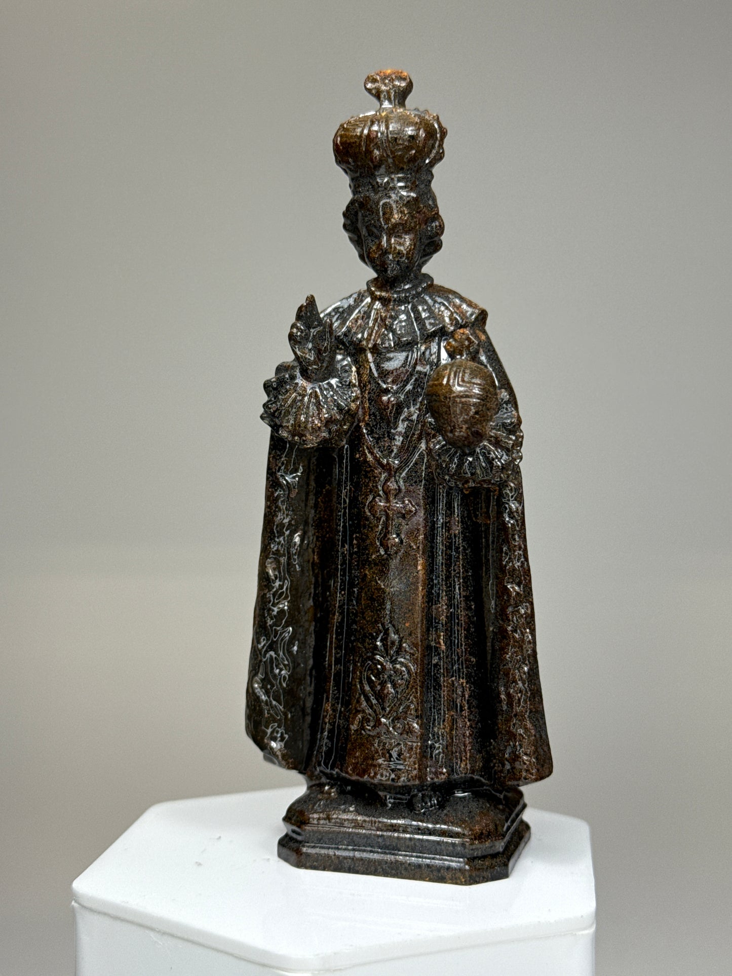 Infant Jesus Of Prague 2.0: Coldcast Iron, Rusted