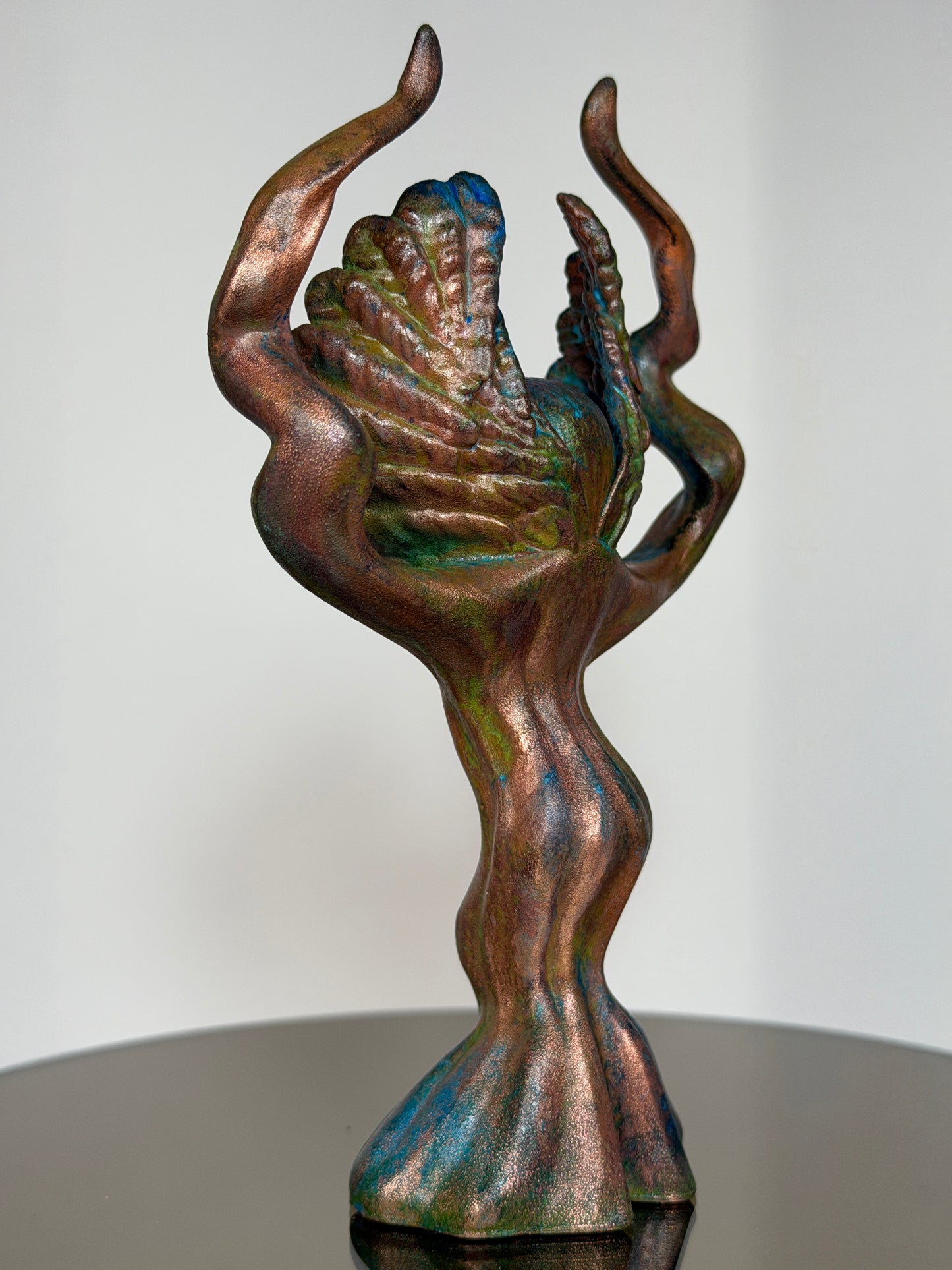 Adult Cherub Ape: Copper Plated Tall Complications