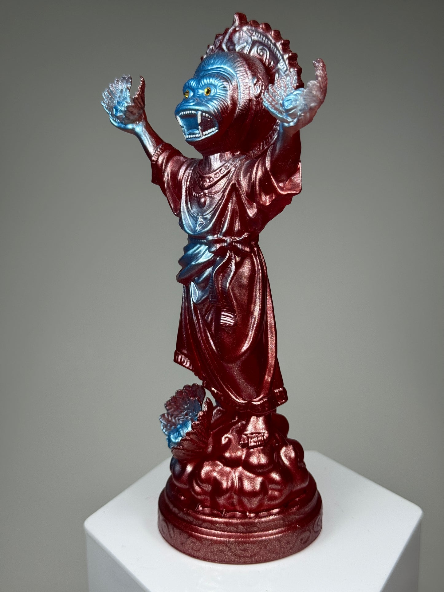 The Child Ape Jesus, Destroyer of Cherubs: Red and Blue Rage