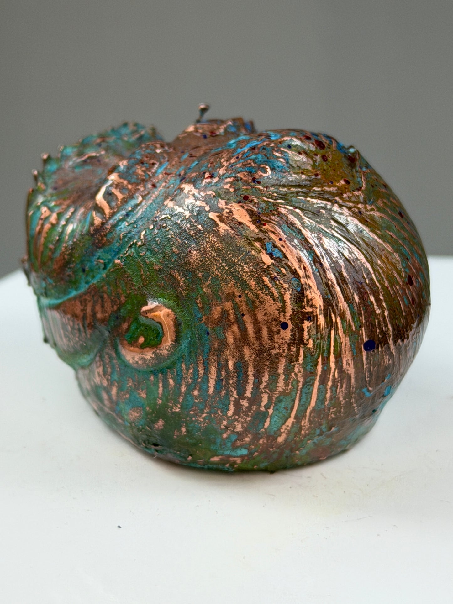 Ape Head: Copper Plated Rough Transport