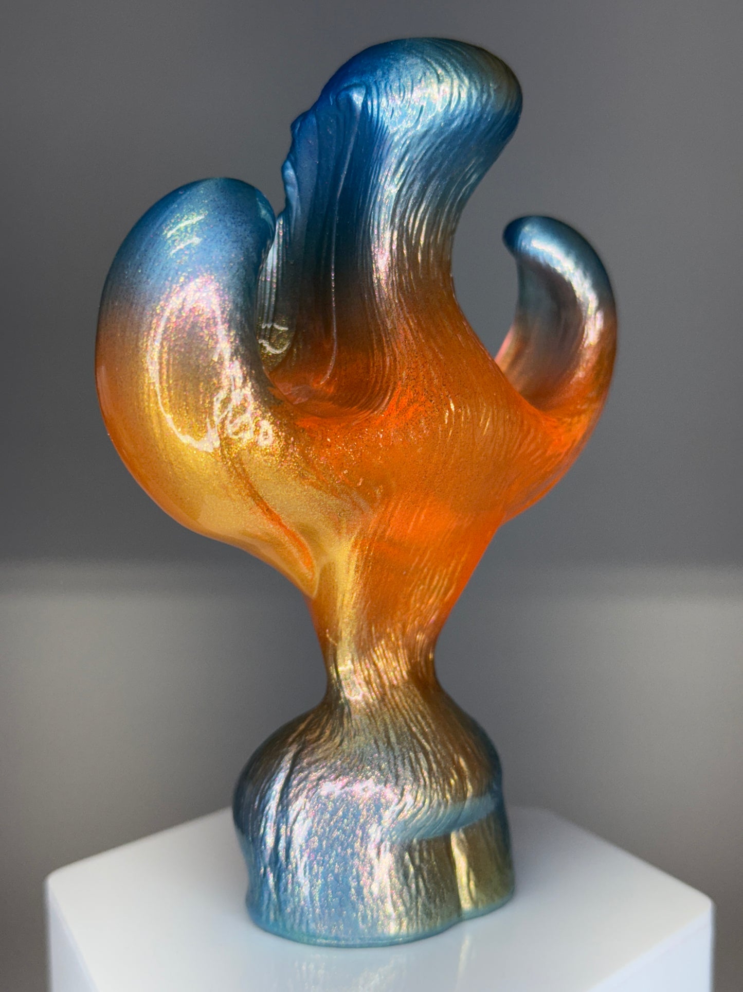 Breaking Wave Ape: Translucent Orange/Pearlescent Blue/Gold