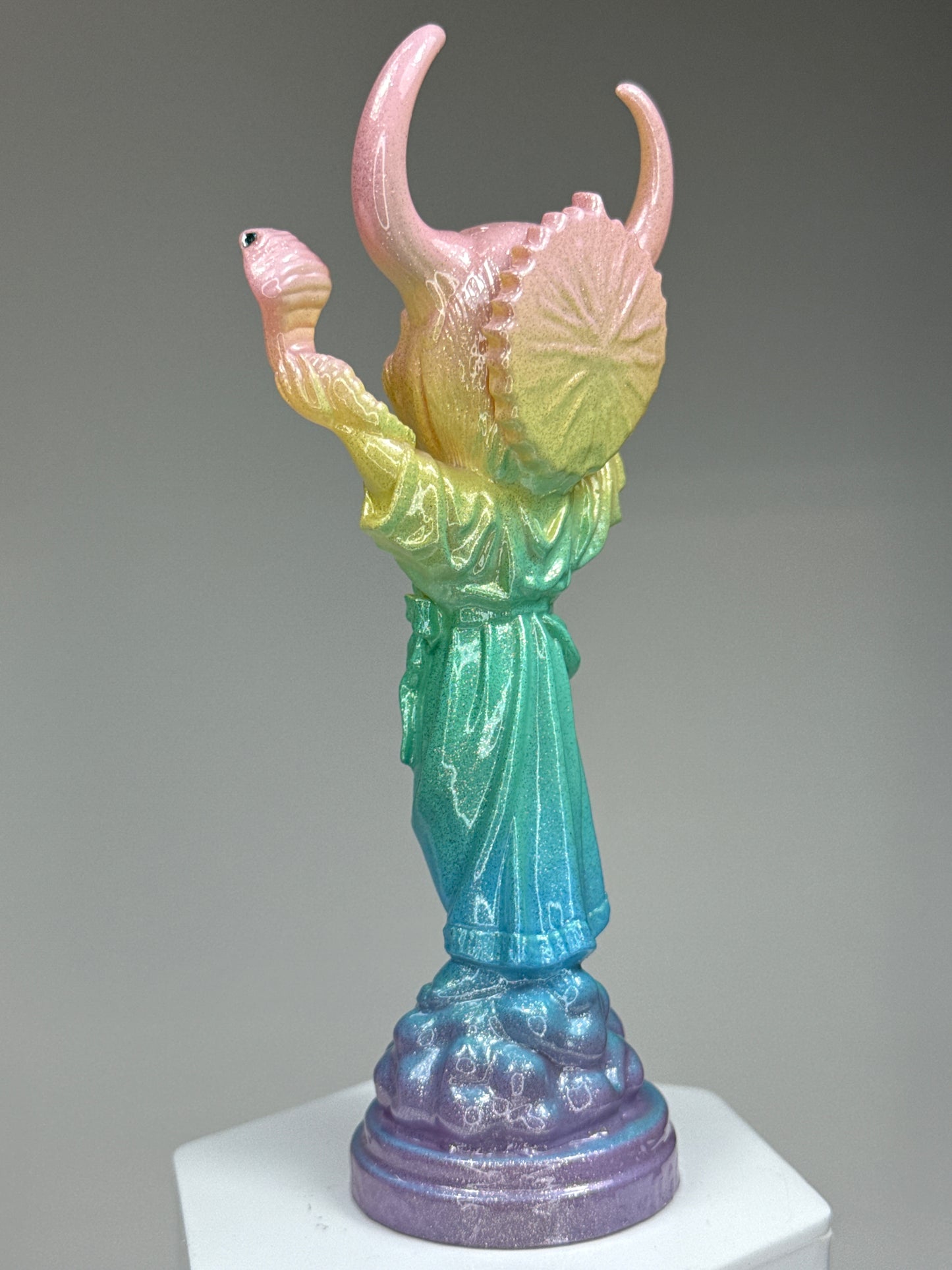 Snake Handler: Pastel Silver Rainbow