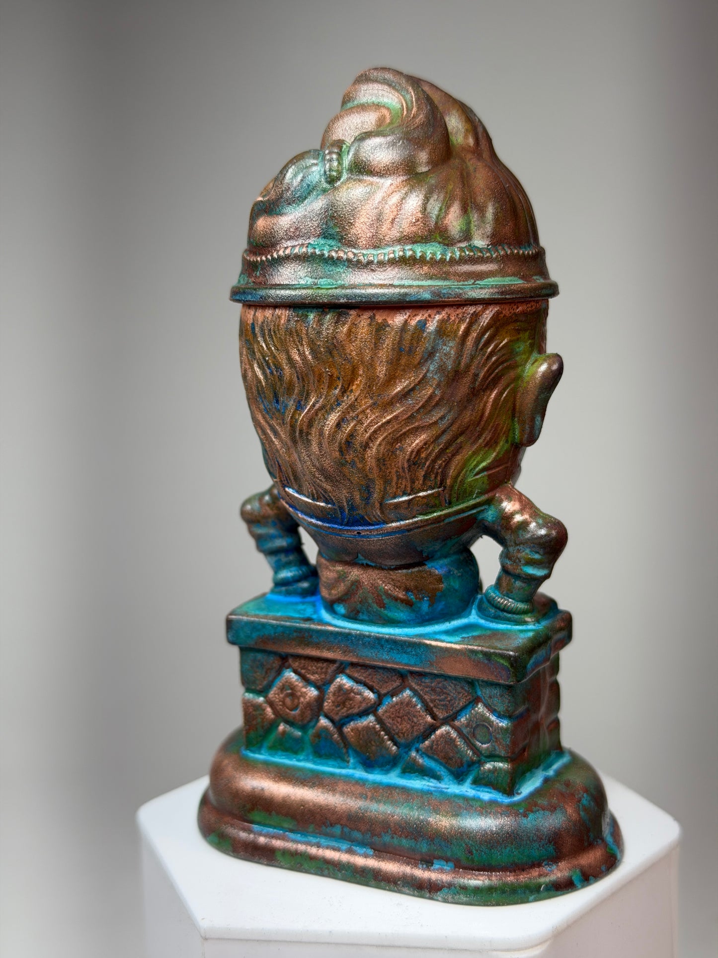 Humpty Dumpty, the Holy Son: Copper Plated Wall