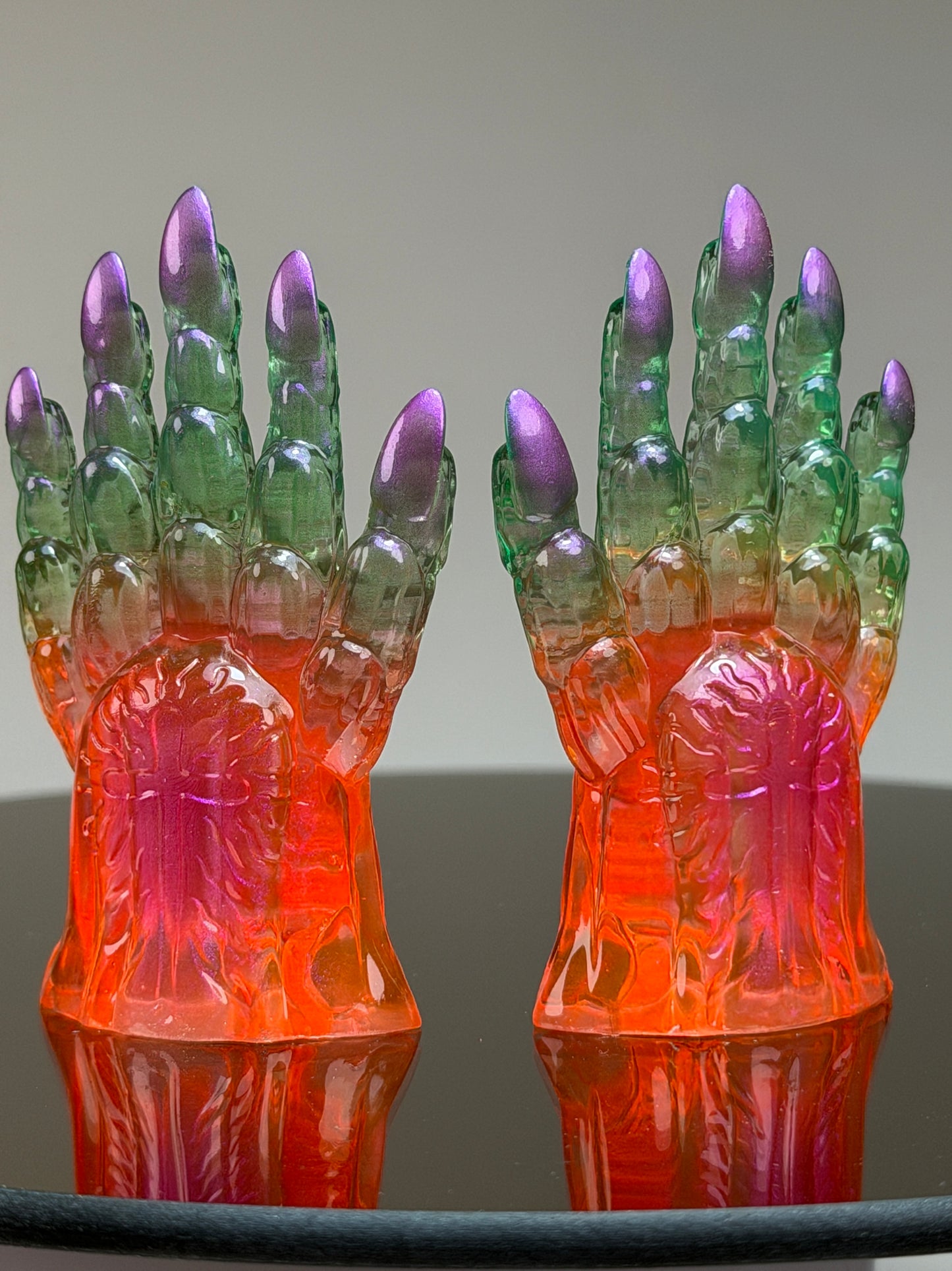 Jesus Christ Claws: Watermelon Drips (small set)