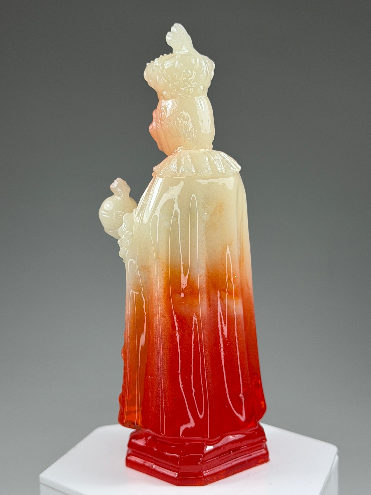 Saint Ape: White/Orange Fade Glow