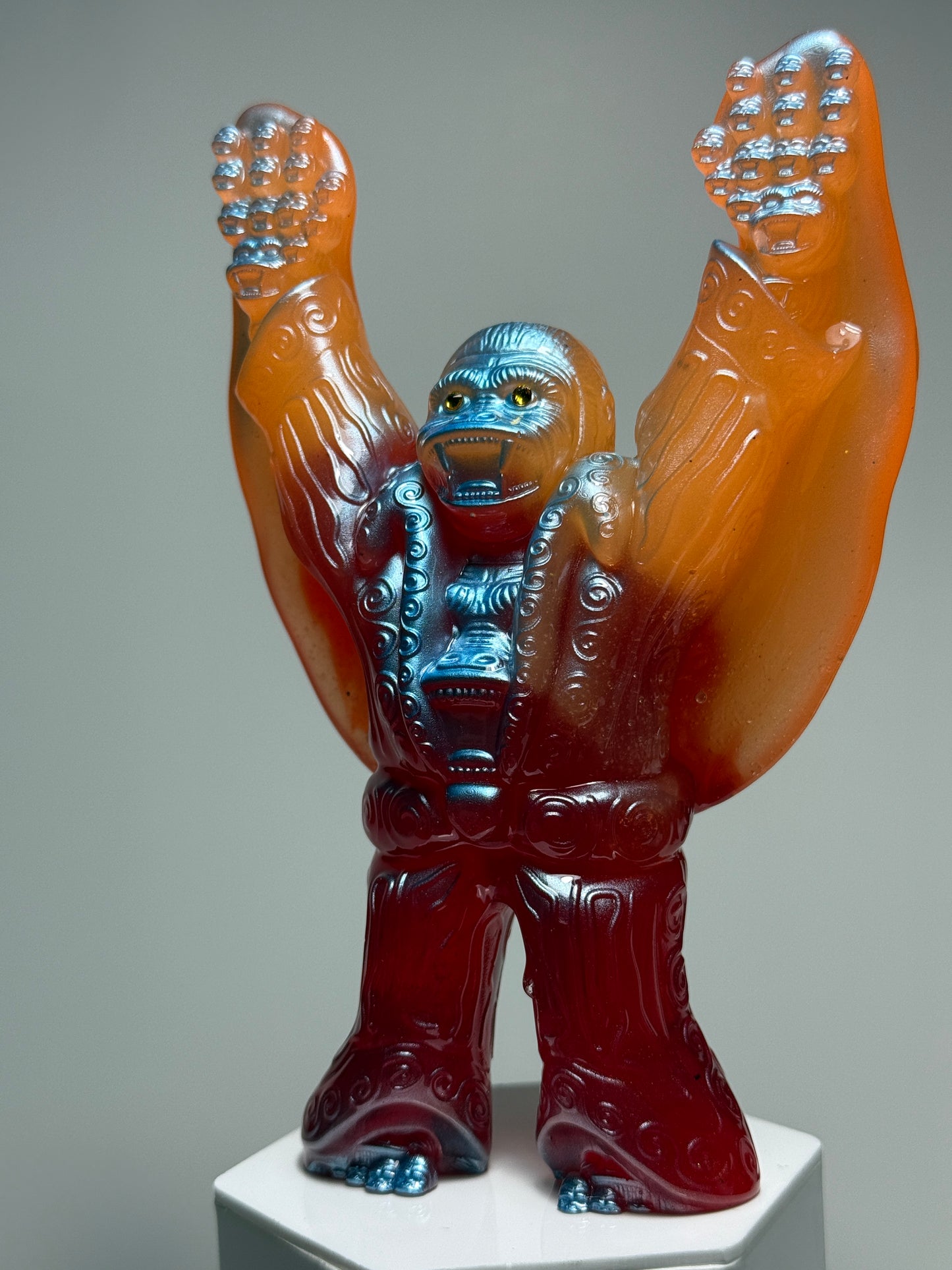 Elvis Ape: Orange/Red Glow