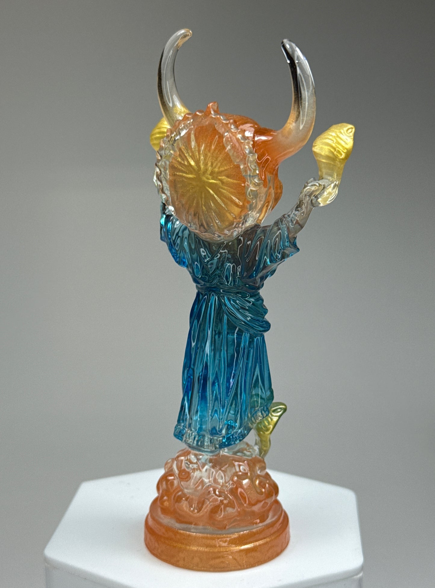 Snake Handler: Orange/Blue