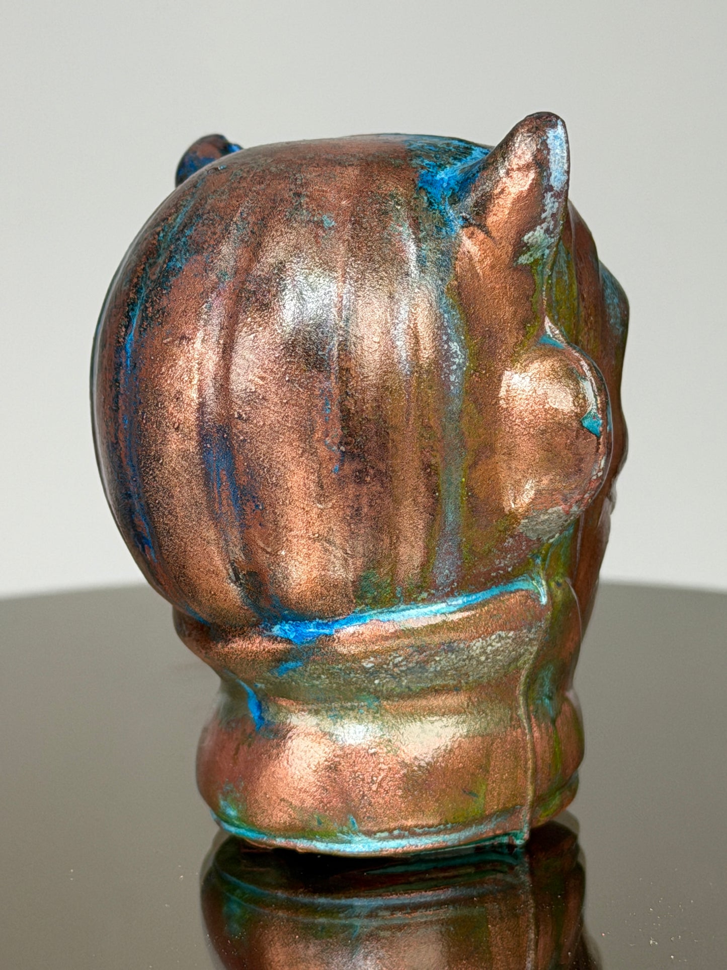 Devil Head: Copper Plated Ceramic