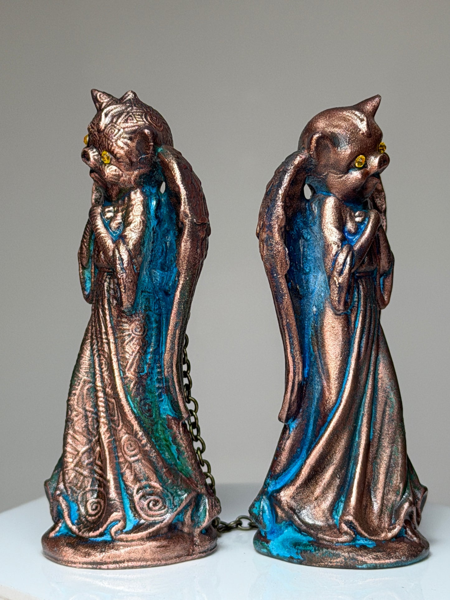 Angel Pig: Copper Plated Patina