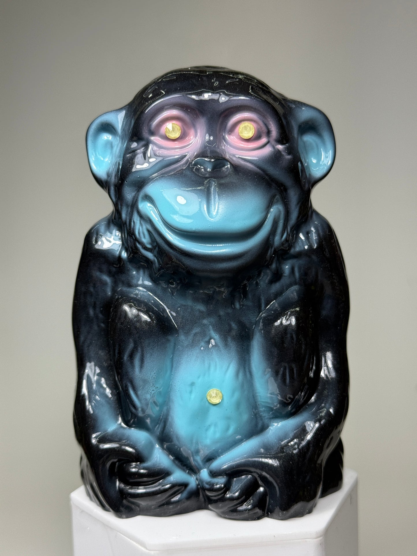 Sitting Monkey: Midnight Pastel