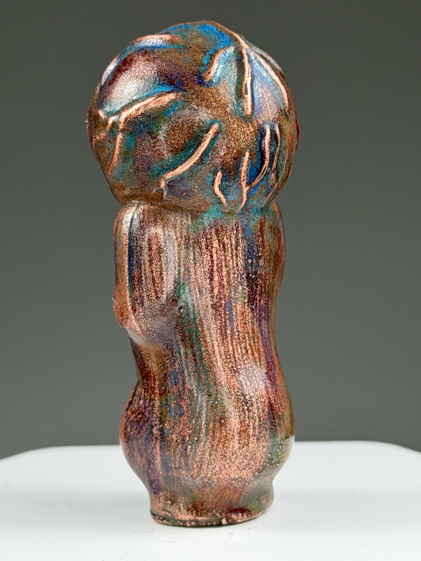 Big Eye Ape: Copper Plated Blink