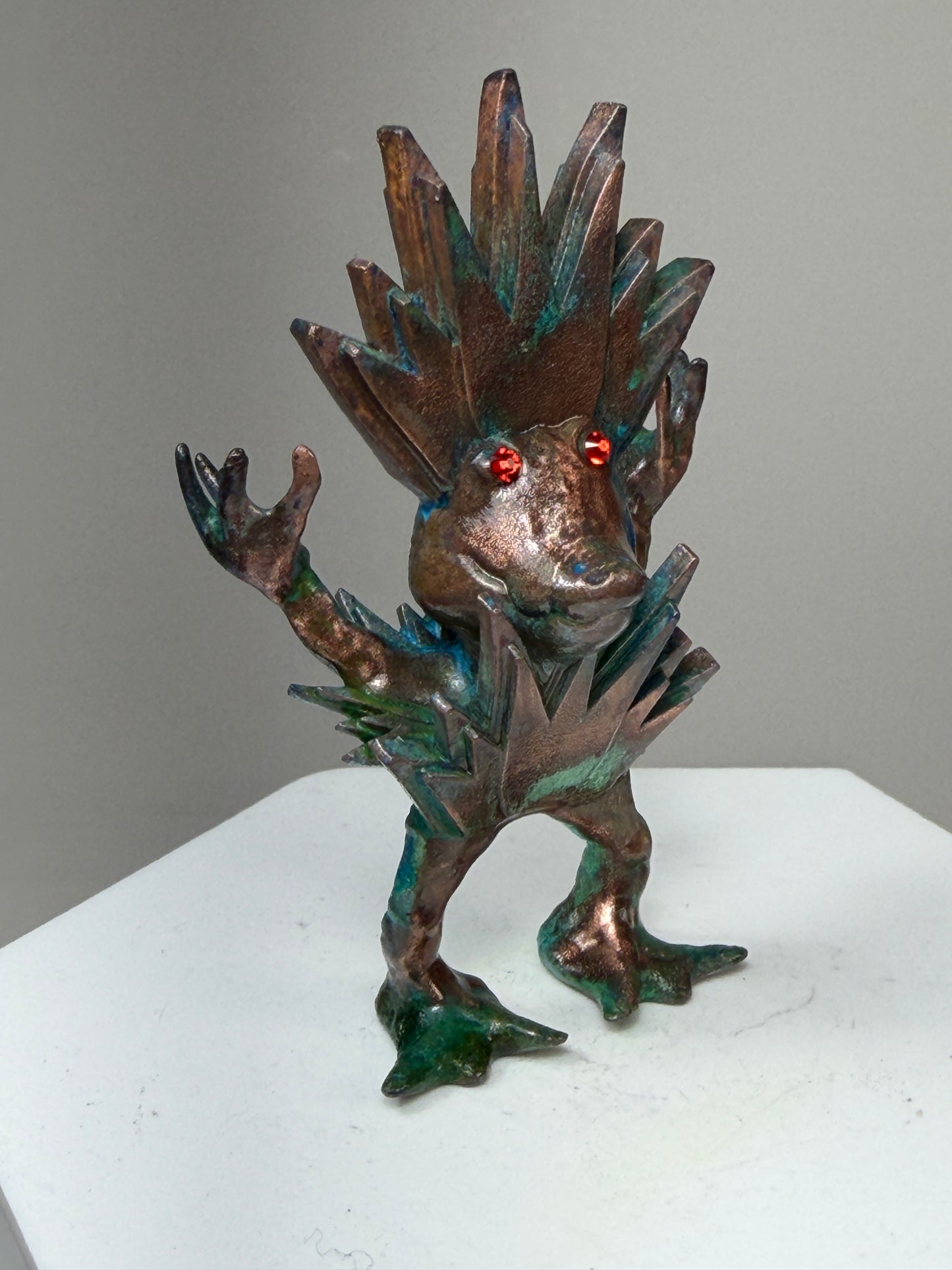 Crocodile Crystal King: Copper Plated Swamproot