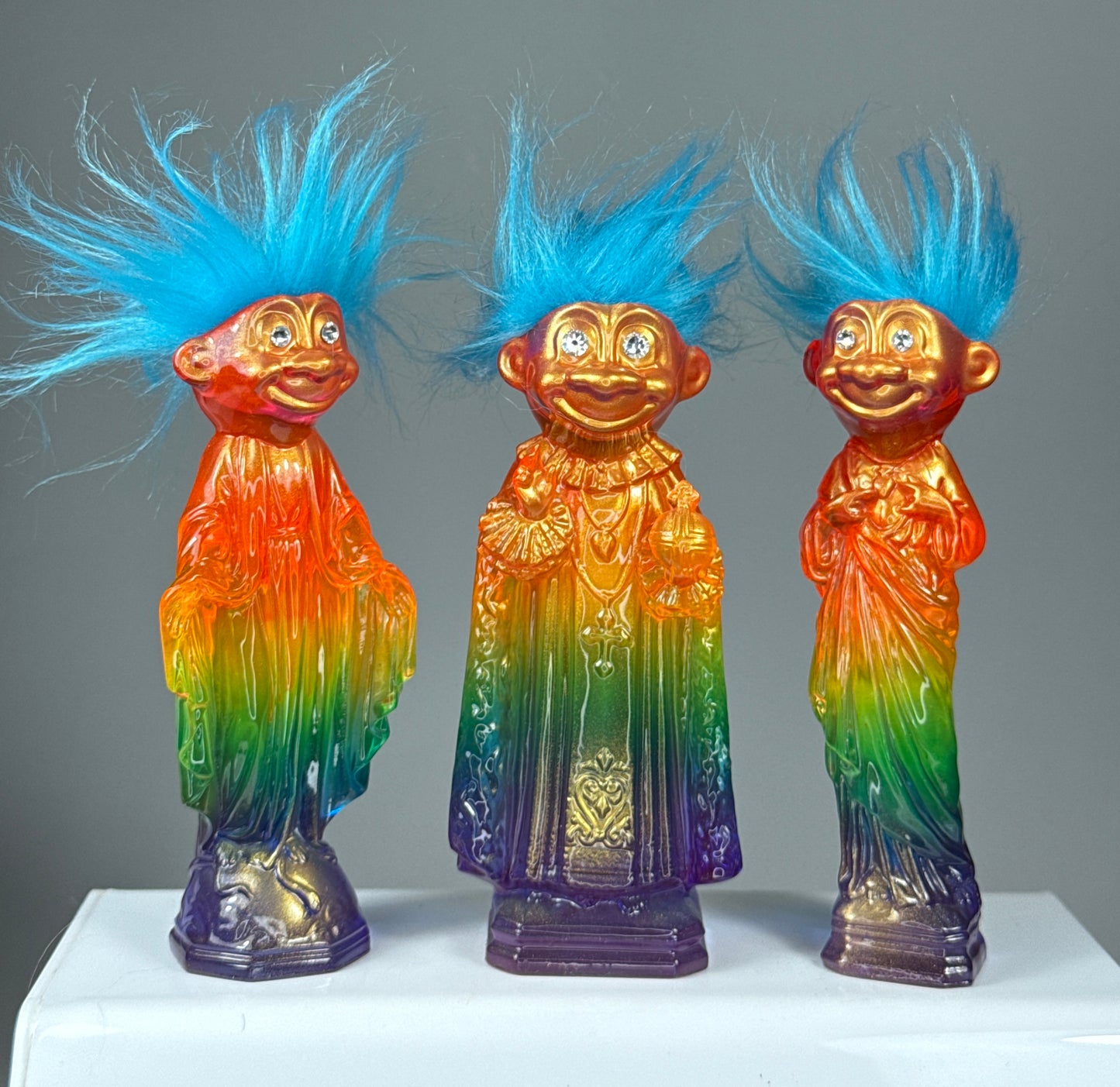 Holy Troll Trilogy: Transparent Rainbow with Gold