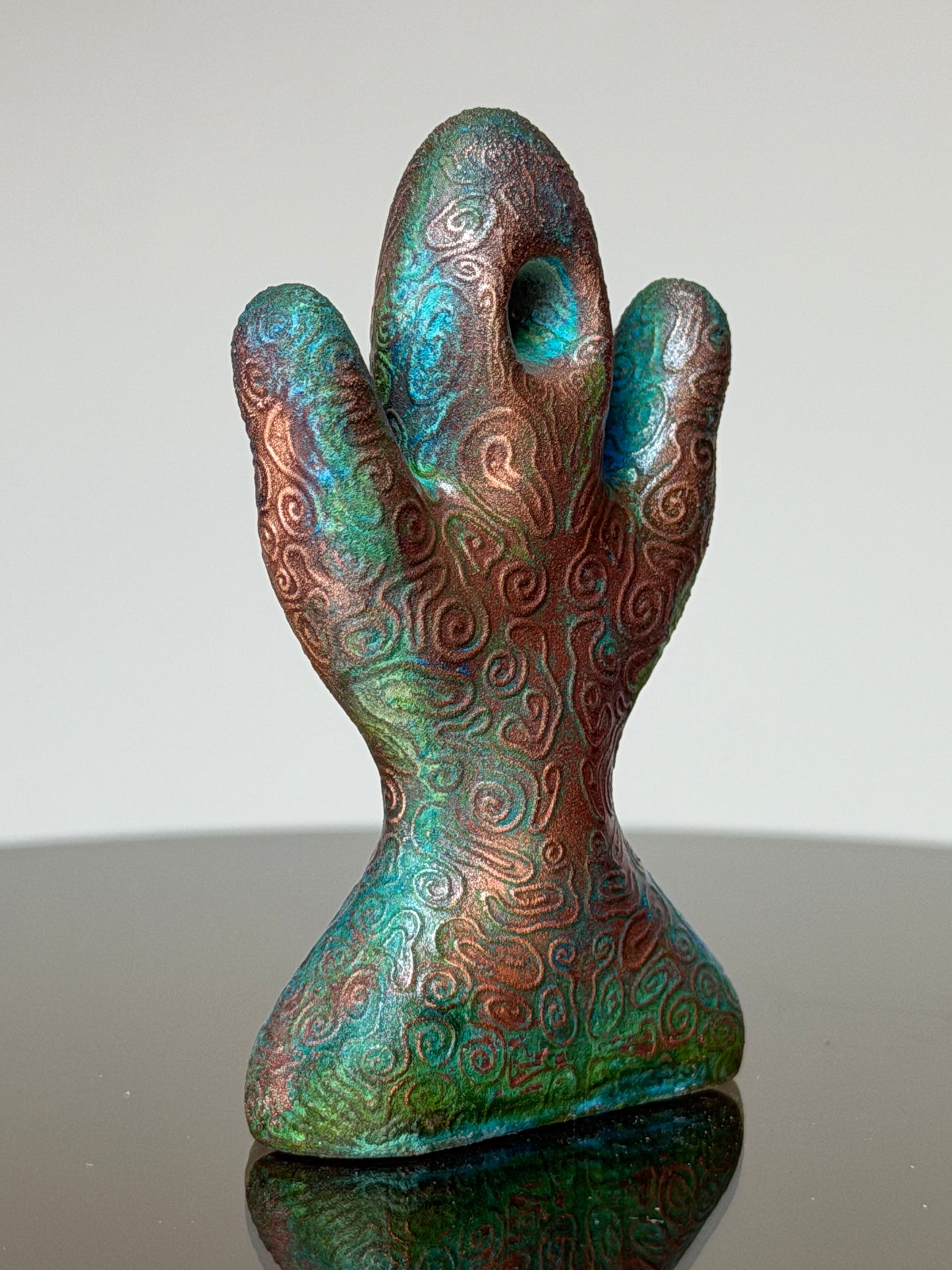 Glyph Number One: Copper Plated Fine