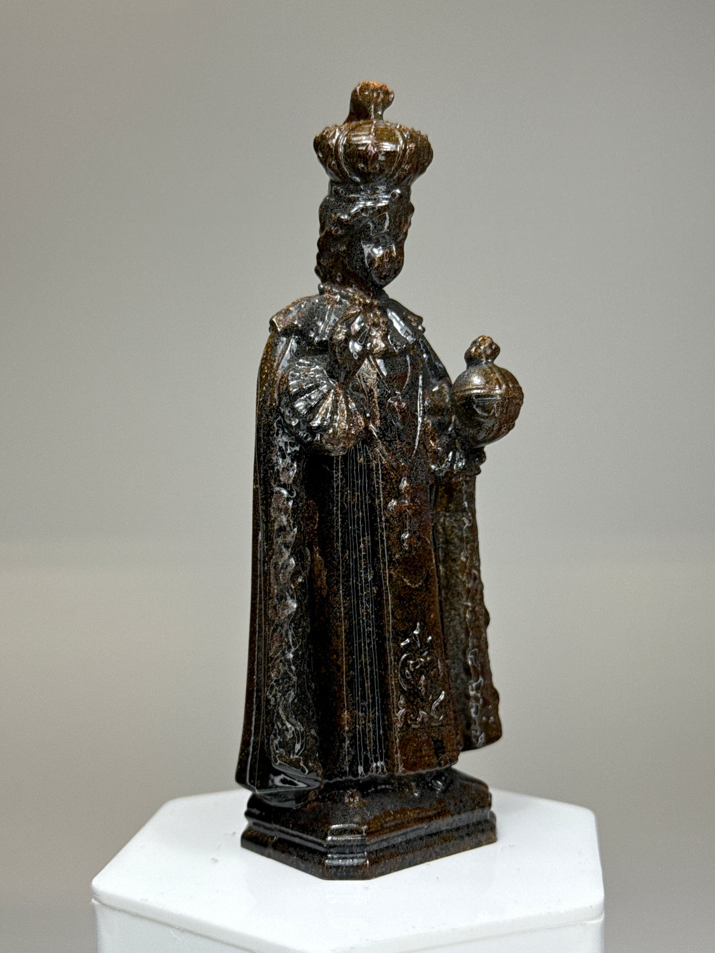 Infant Jesus Of Prague 2.0: Coldcast Iron, Rusted