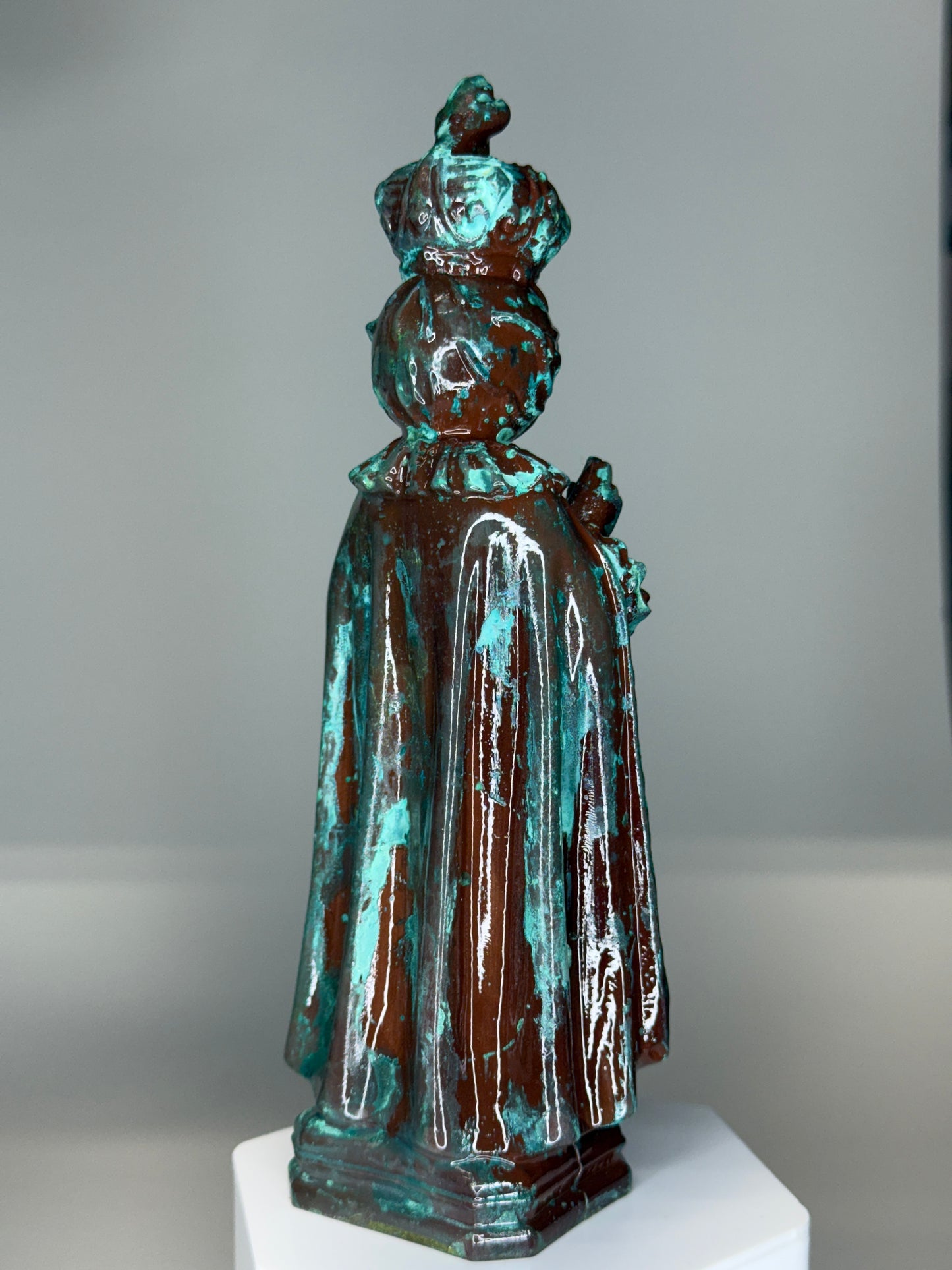 Saint Eye: Cold Cast Copper, Corroded