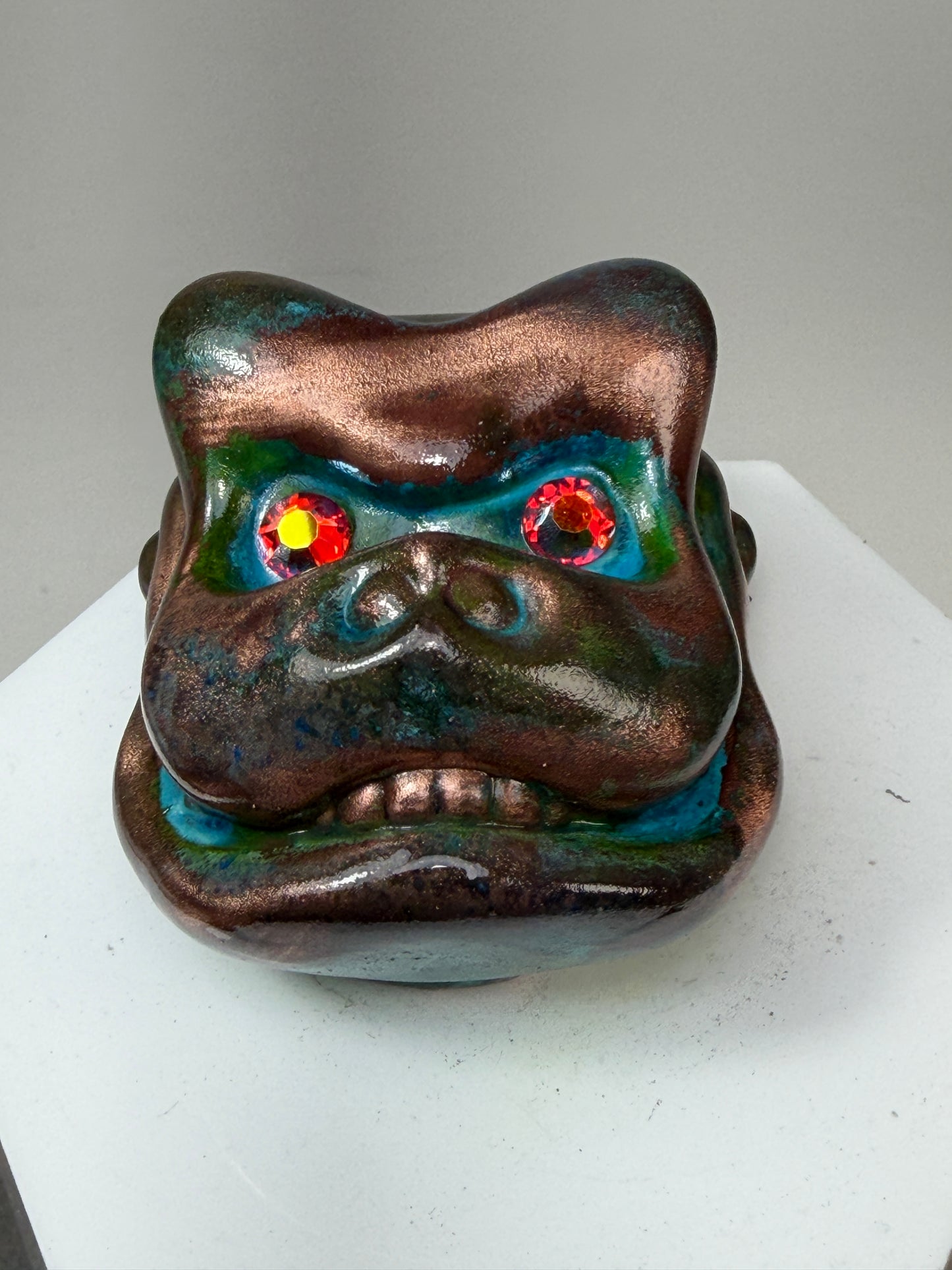 Mecha Ape Head: Copper Plated Trusty