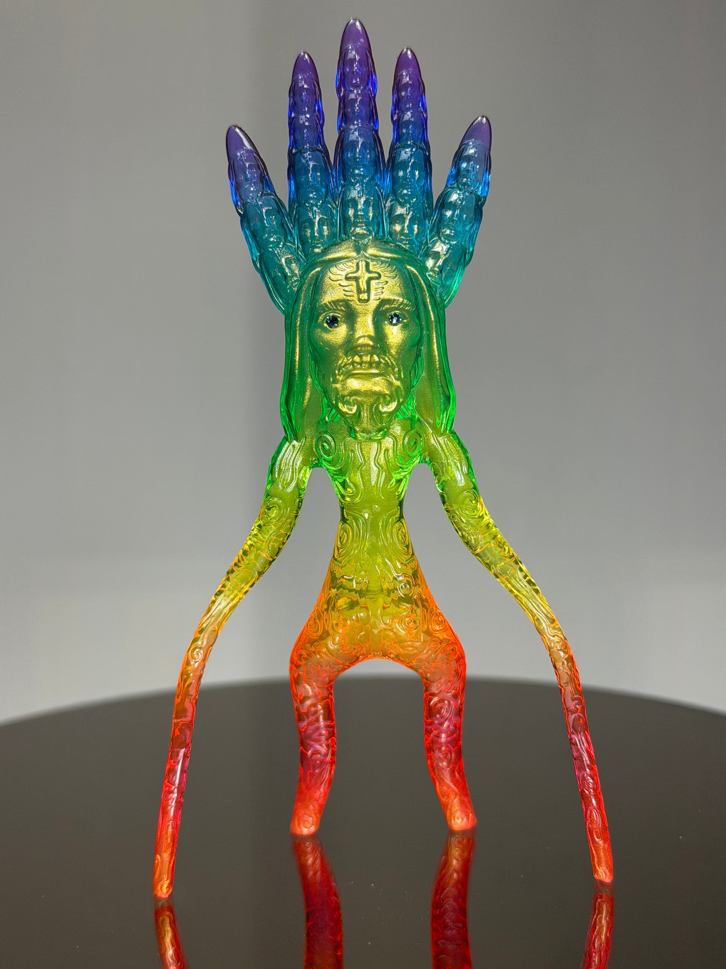 Jesus Claw Creeper: Transparent Rainbow
