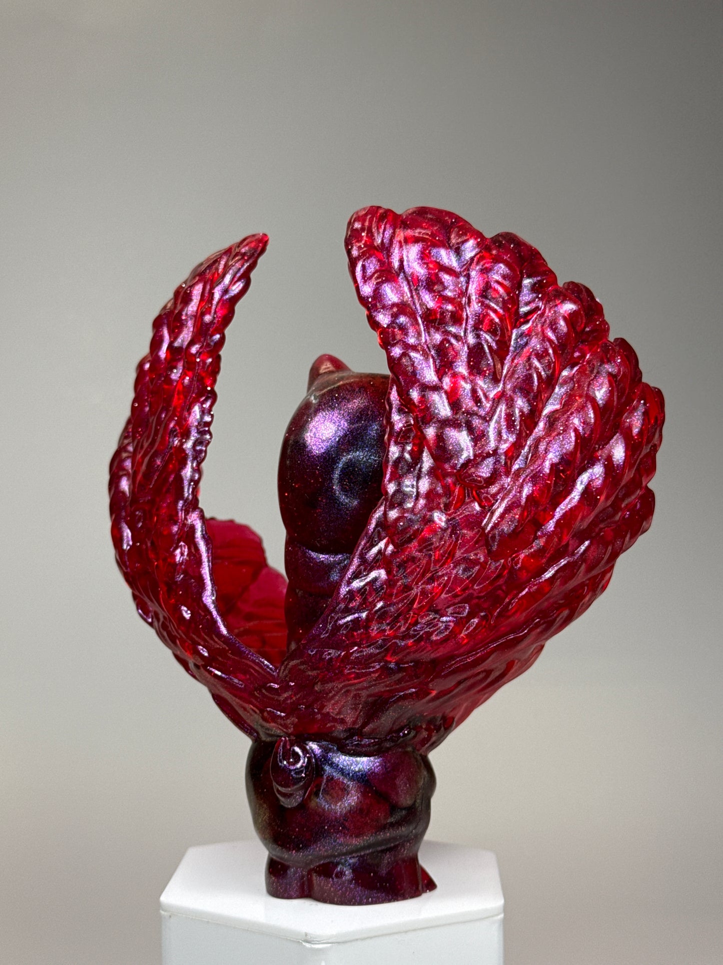 Winged Twisted Pig: Glitter Red