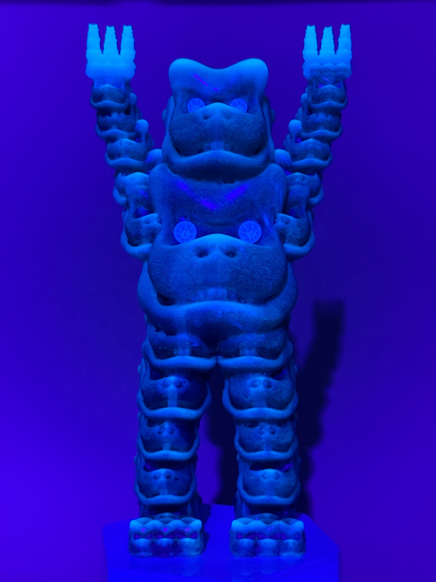 Mecha Head Ape: Universal Glow Blue