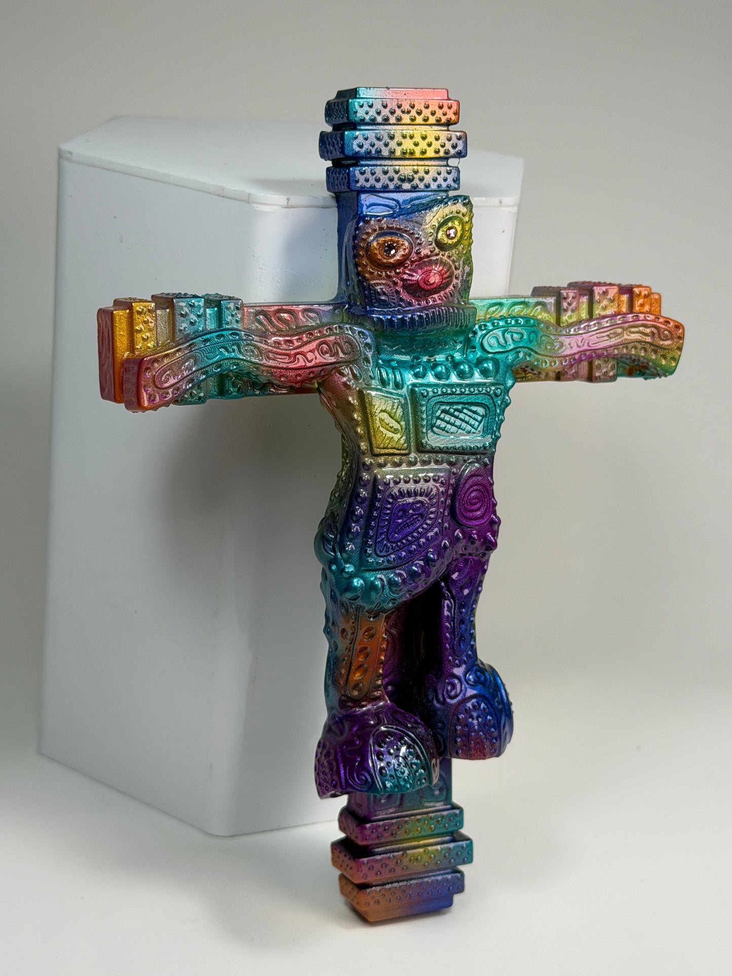 Wonky Robot Up on the Cross: Busy