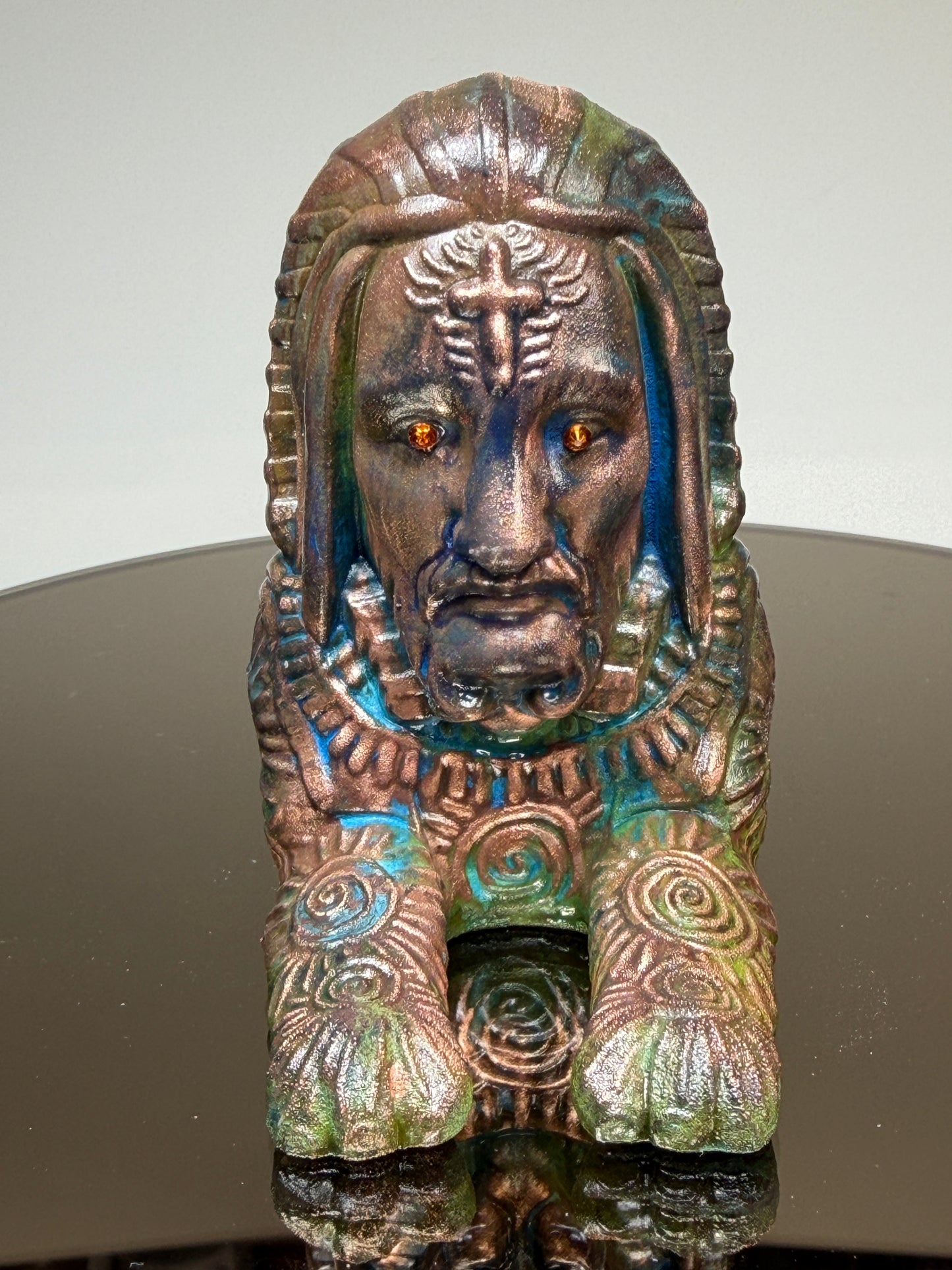 Sphinx Jesus: Copper Plated Prototype 2 (bigger)