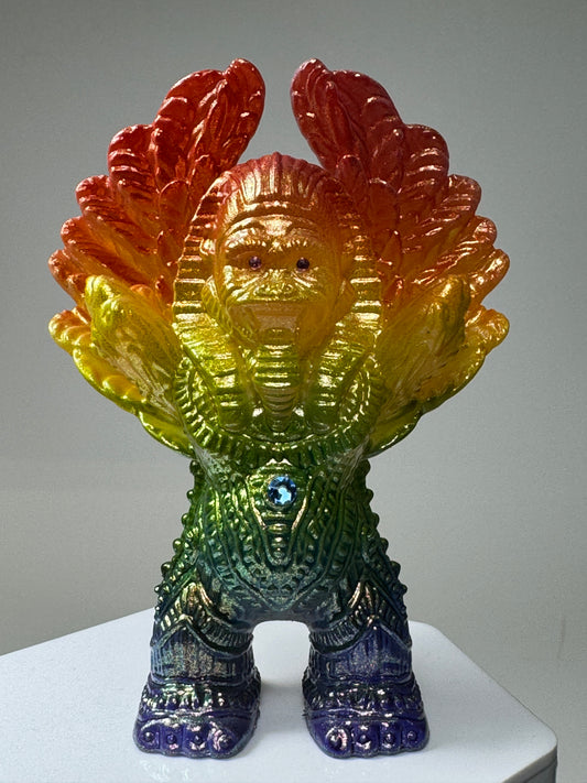 Winged Sphinx Ape: Gold Rainbow