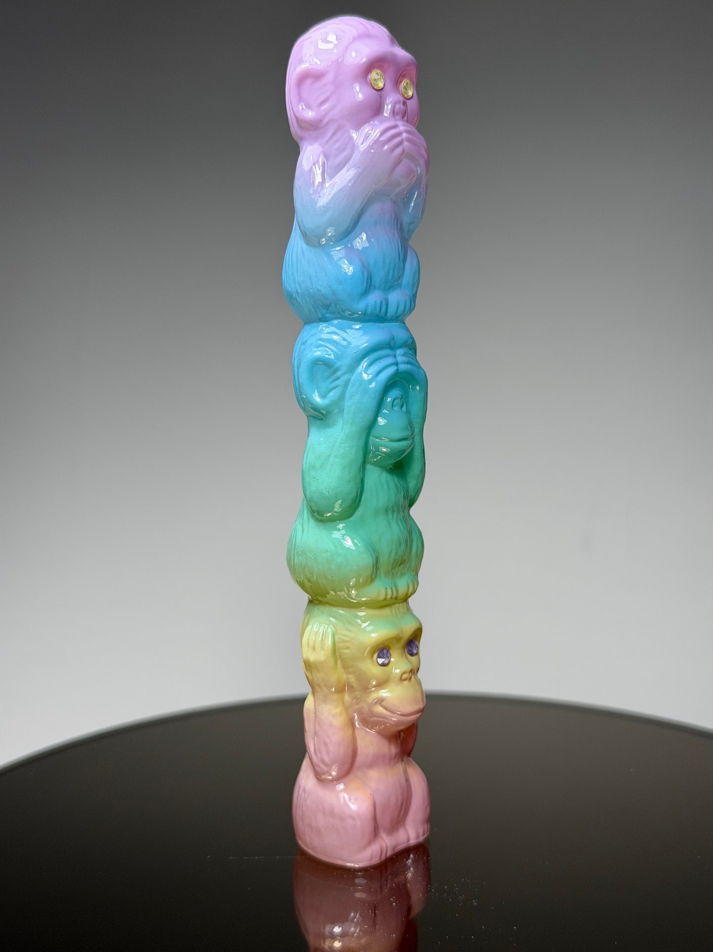 No Evil: Pastel Rainbow Stack