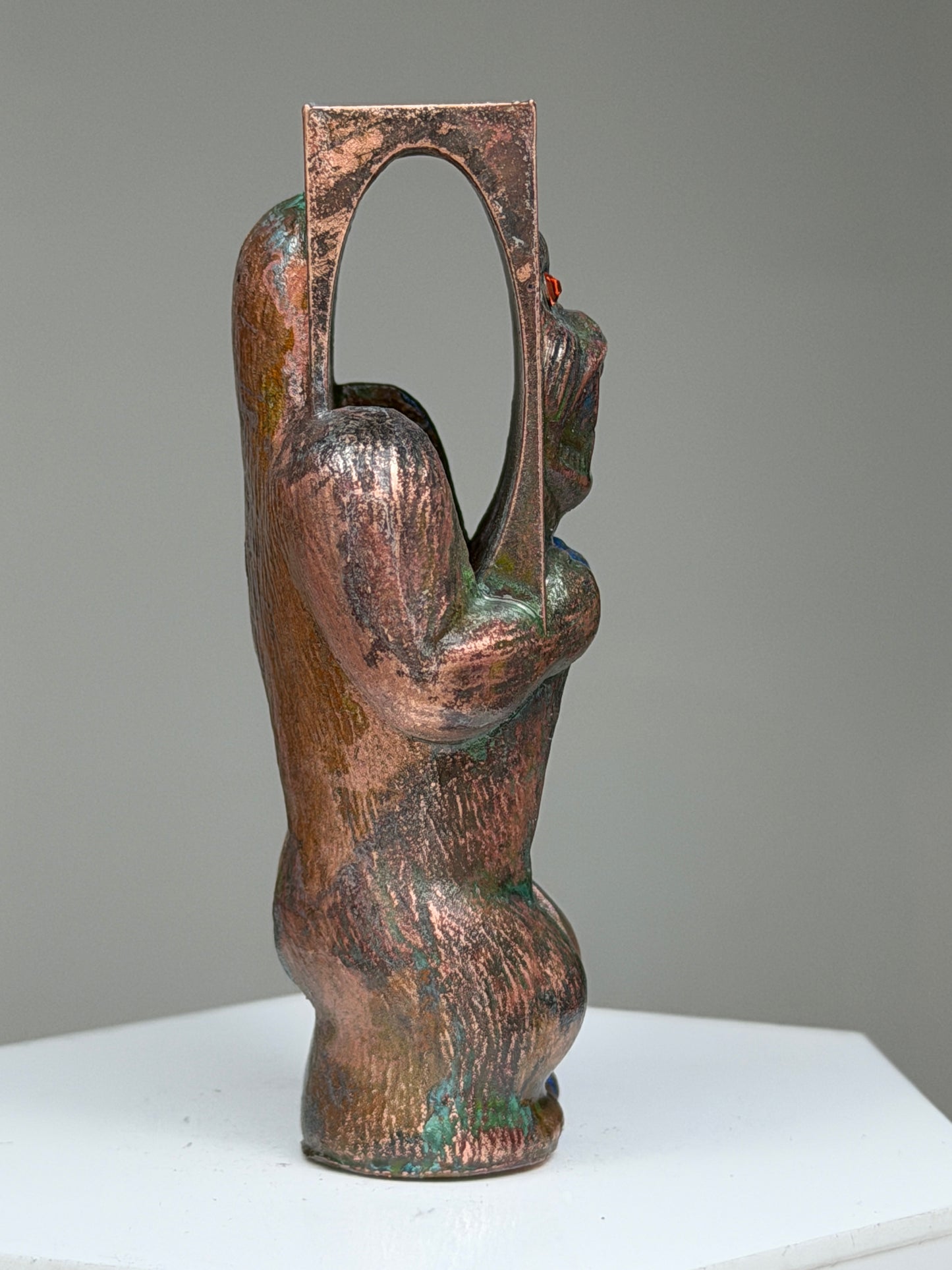 Monolith Head Ape: Copper Plated Stompy