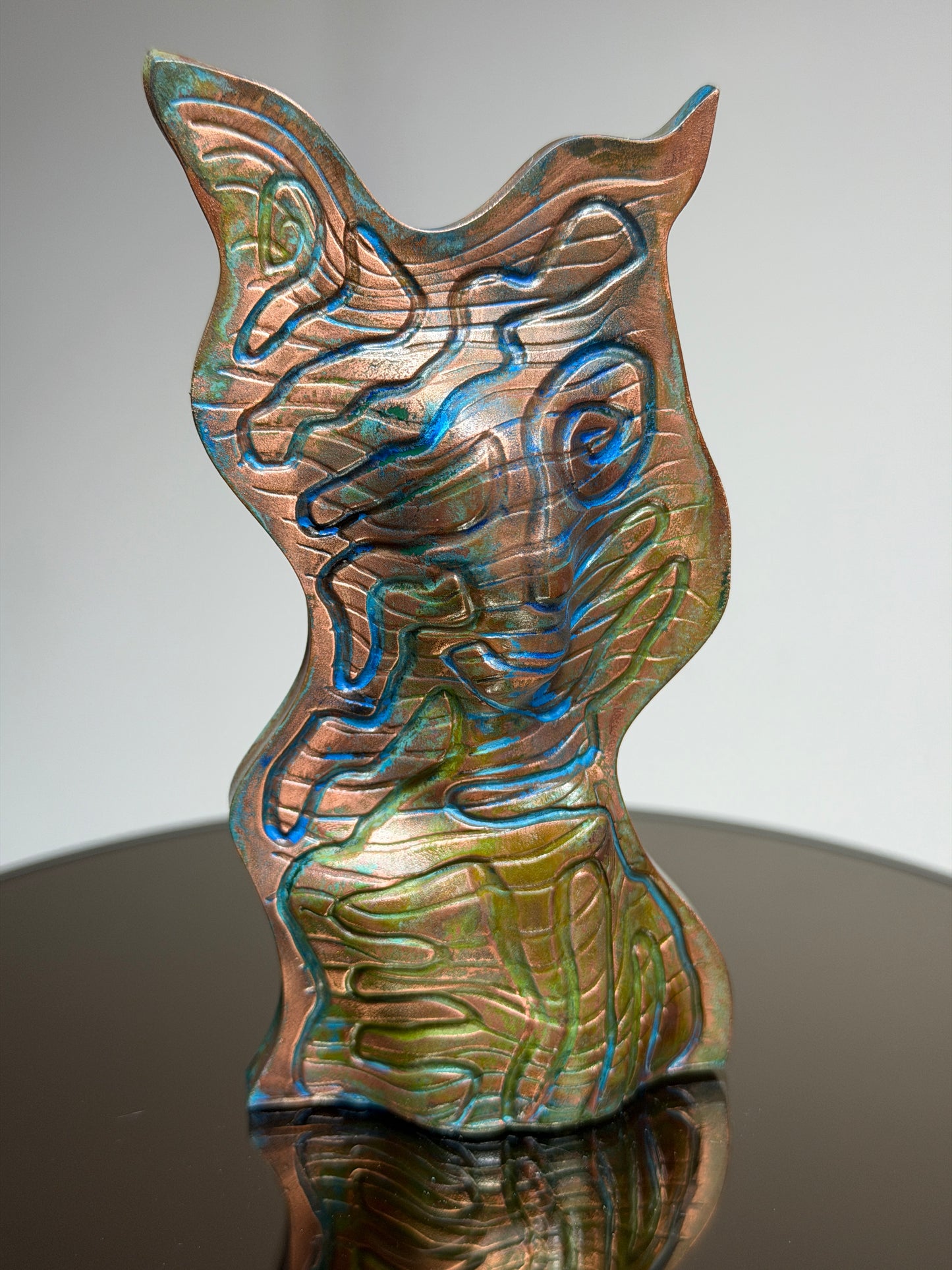 Hard Edge Soft (Portrait): Copper Plated Accord