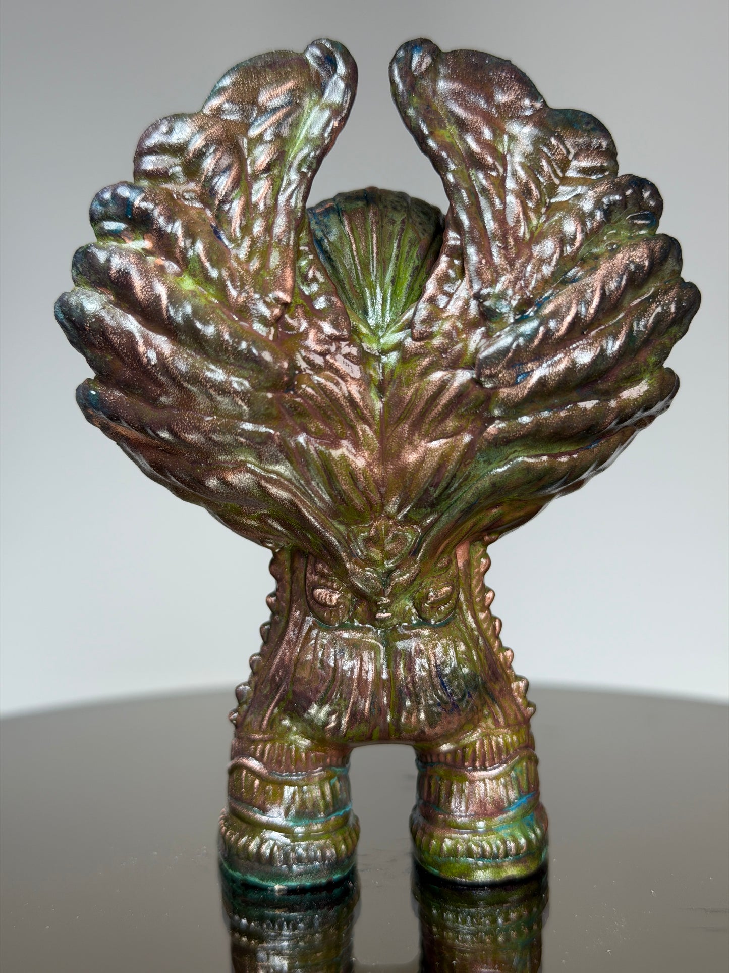 Winged Sphinx Ape: Cooper Plated Understatement