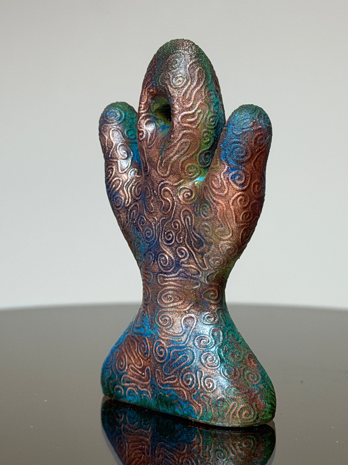 Glyph Number One: Copper Plated Fine