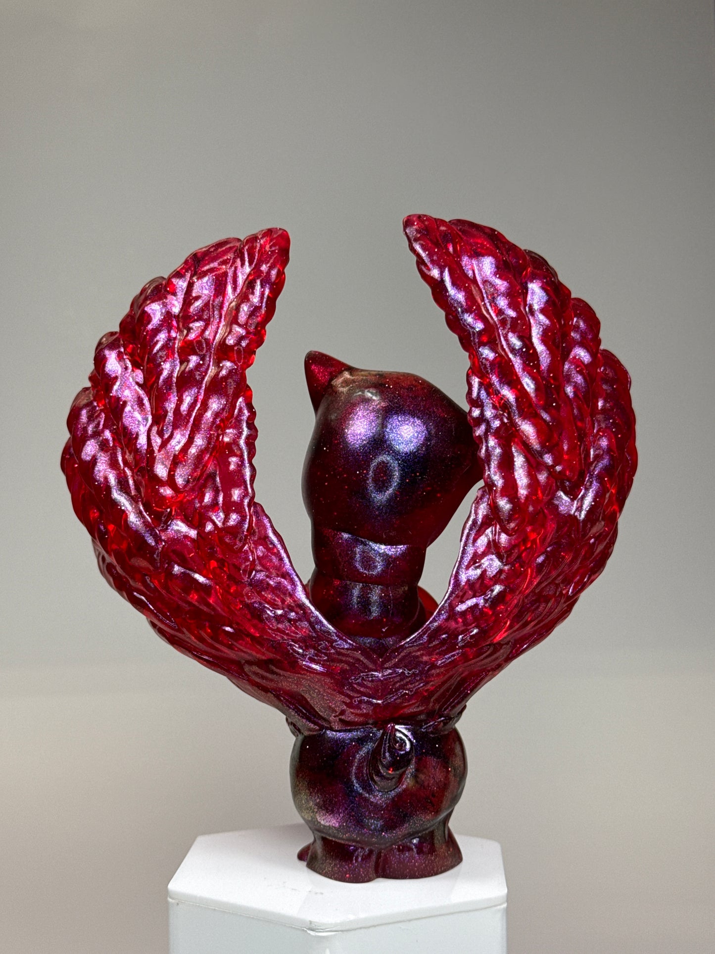 Winged Twisted Pig: Glitter Red