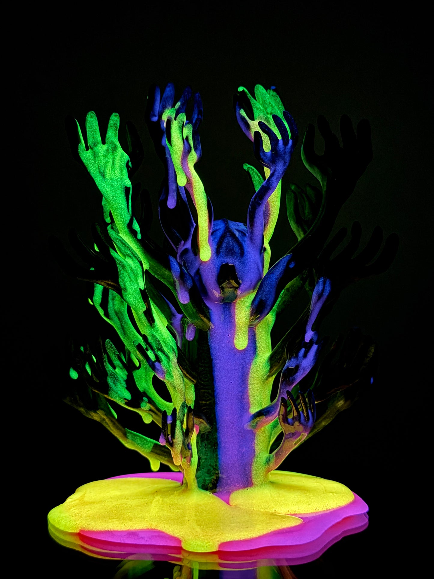 The Hands of God: Copper Plated Color Dump Glow Universe Sane