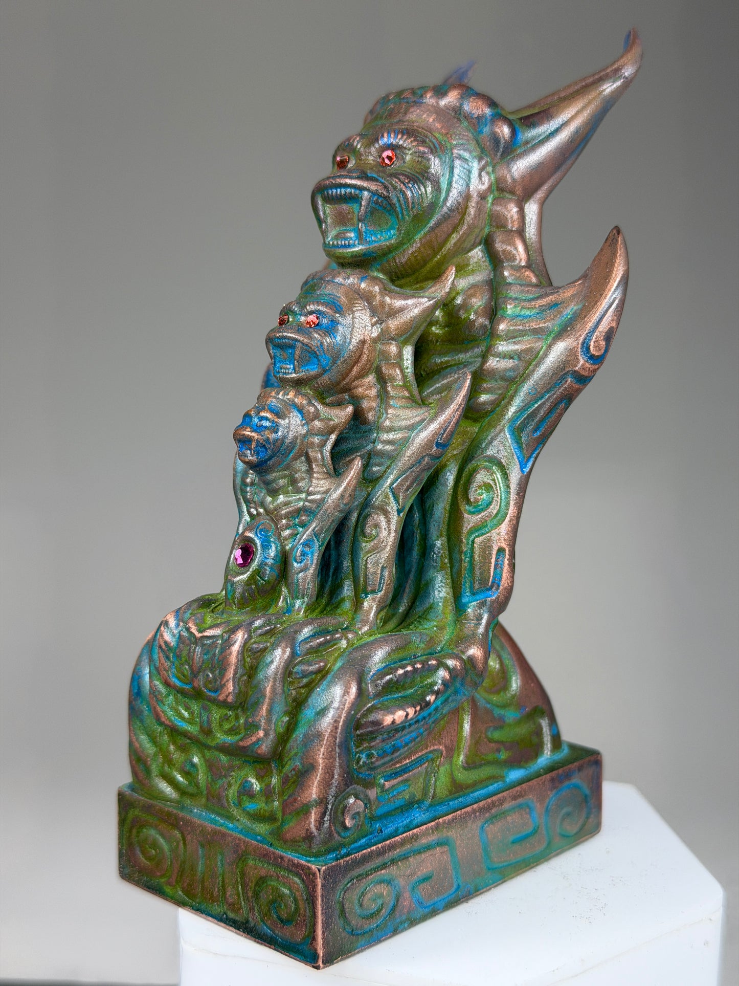 Egyptian Cosmonaut Apes: Copper Plated