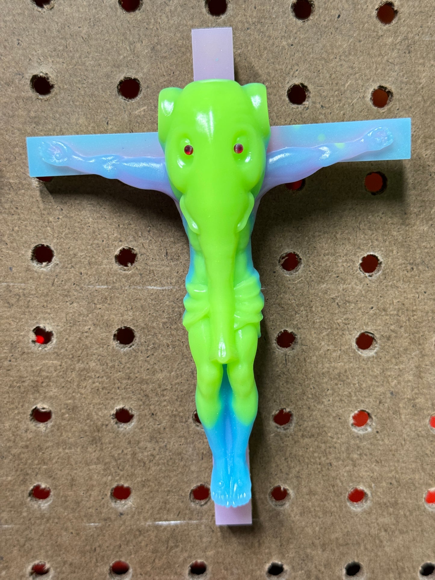 Christ on the Cross but he is an Elephant: Choice