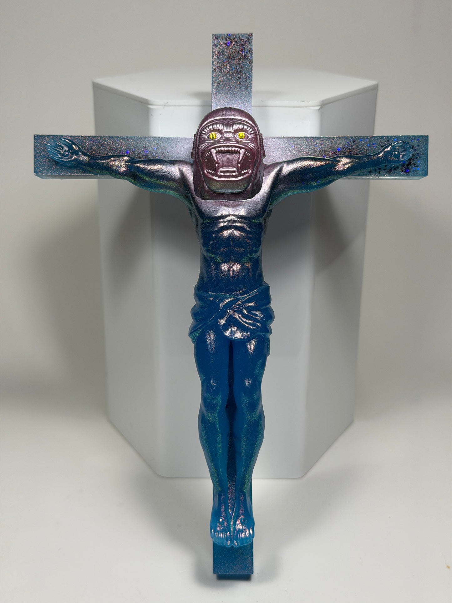 Christ on the Cross but he is an Ape (Big Choice)