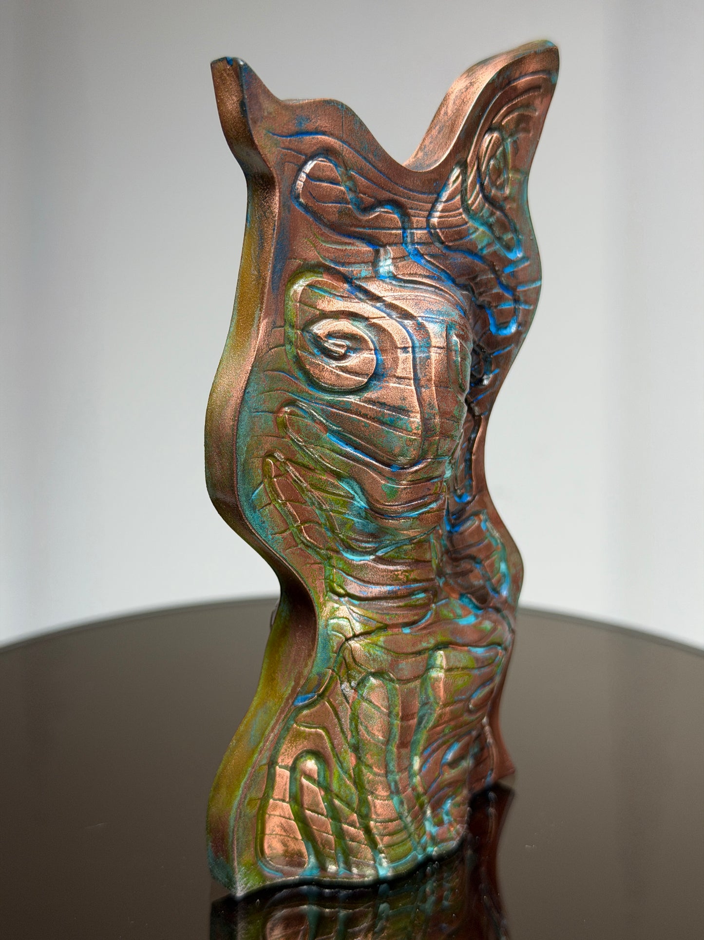 Hard Edge Soft (Portrait): Copper Plated Accord