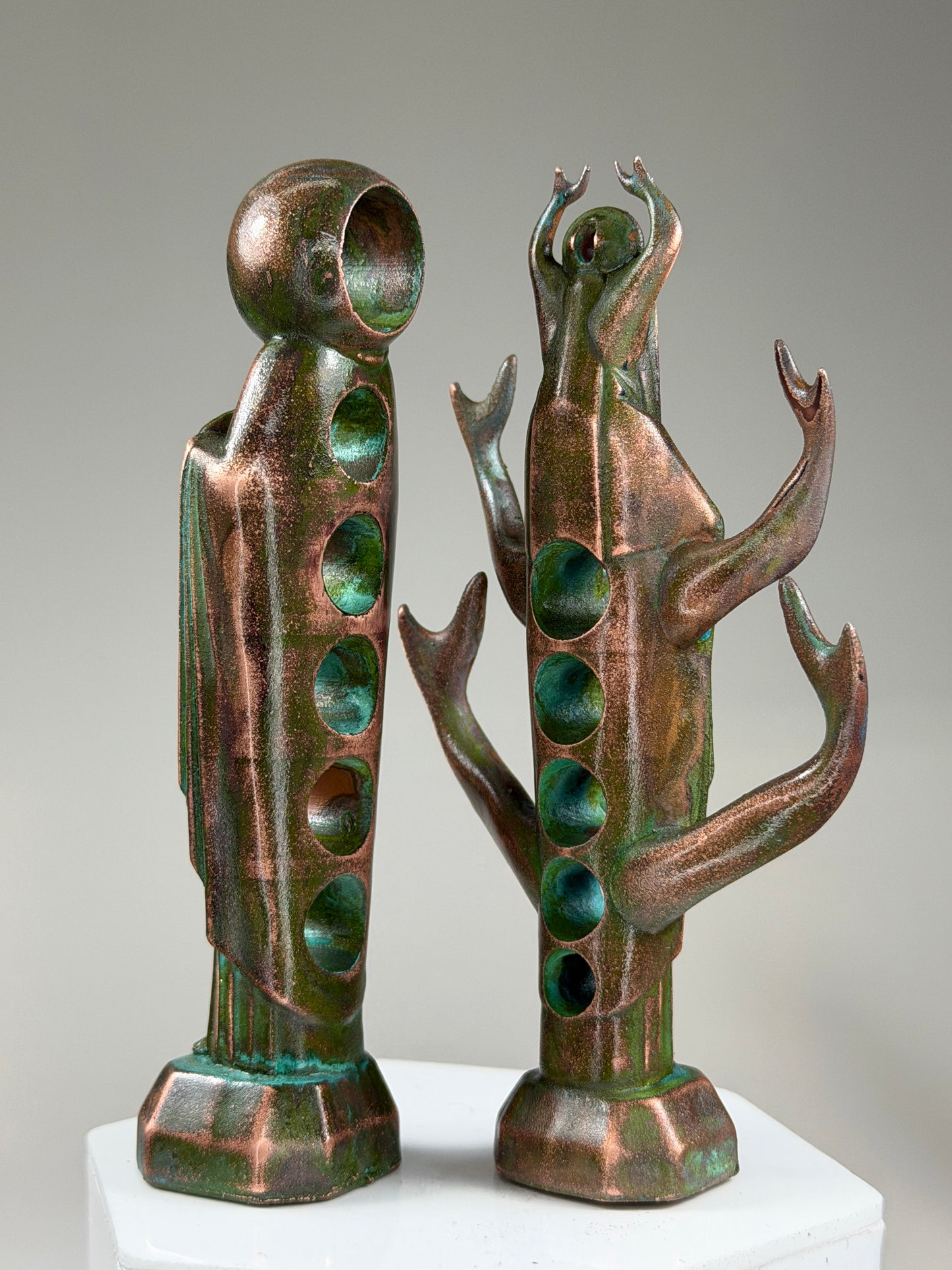 Whole Jesus and Mary Neo: Copper Plated