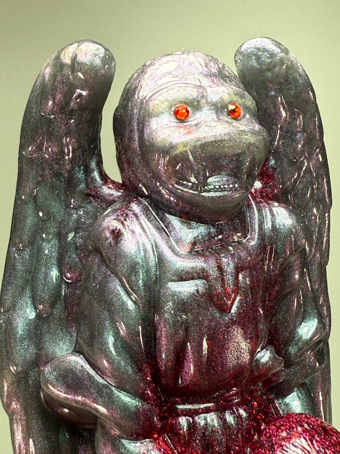 Angel & the Ape: Red with Colorshift Green/Silver/Blue