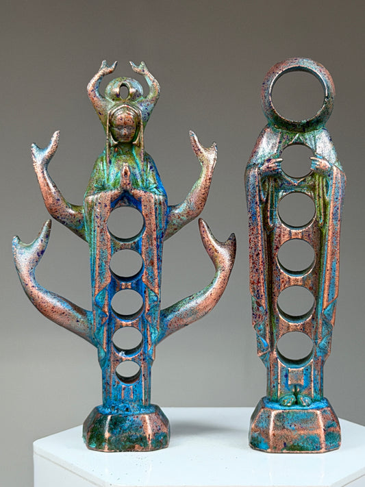 Whole Jesus and Mary Neo: Copper Plated Other Side